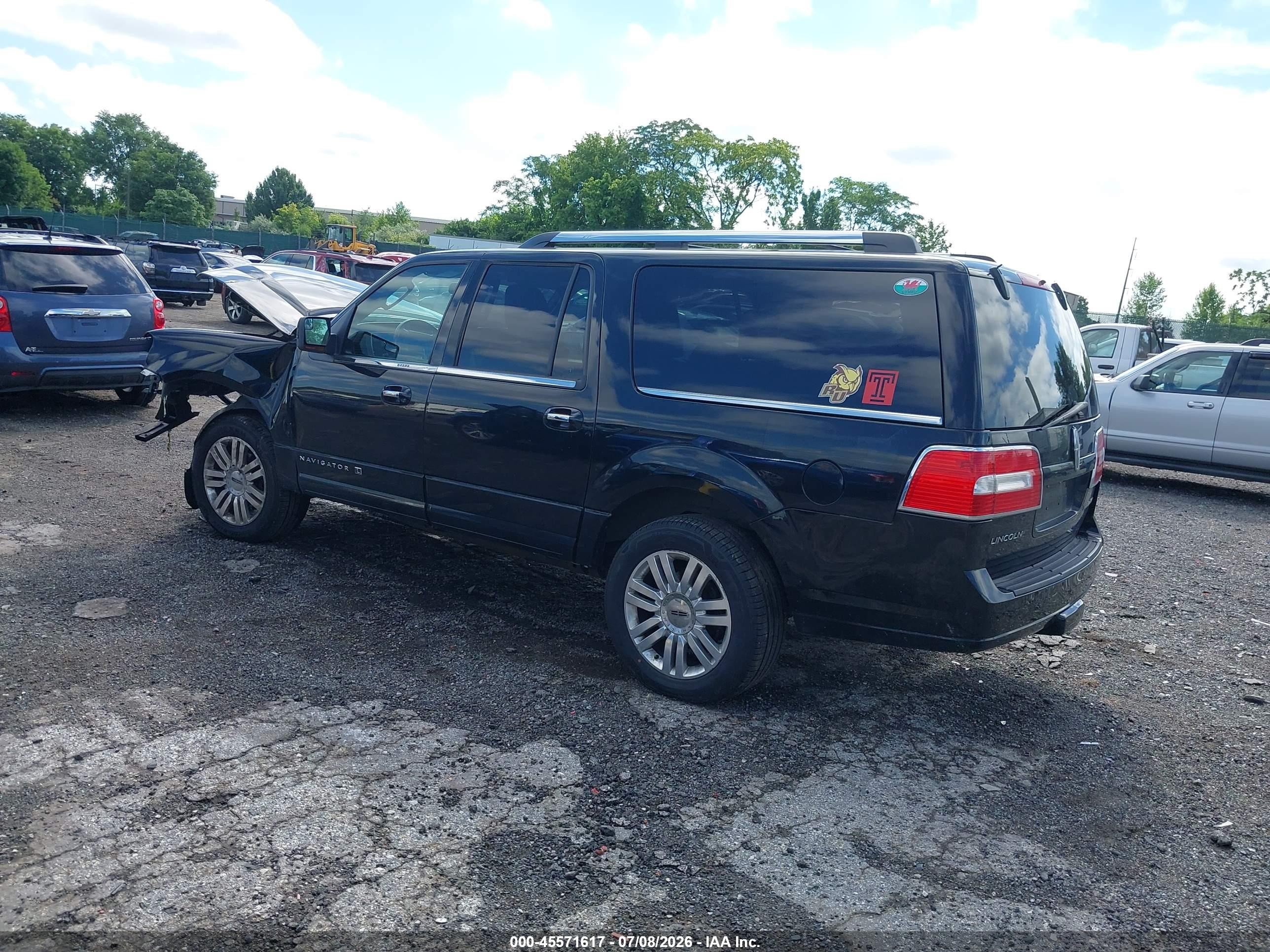 2012 Lincoln Navigator L   Black vin: 5LMJJ3J52CEL00586