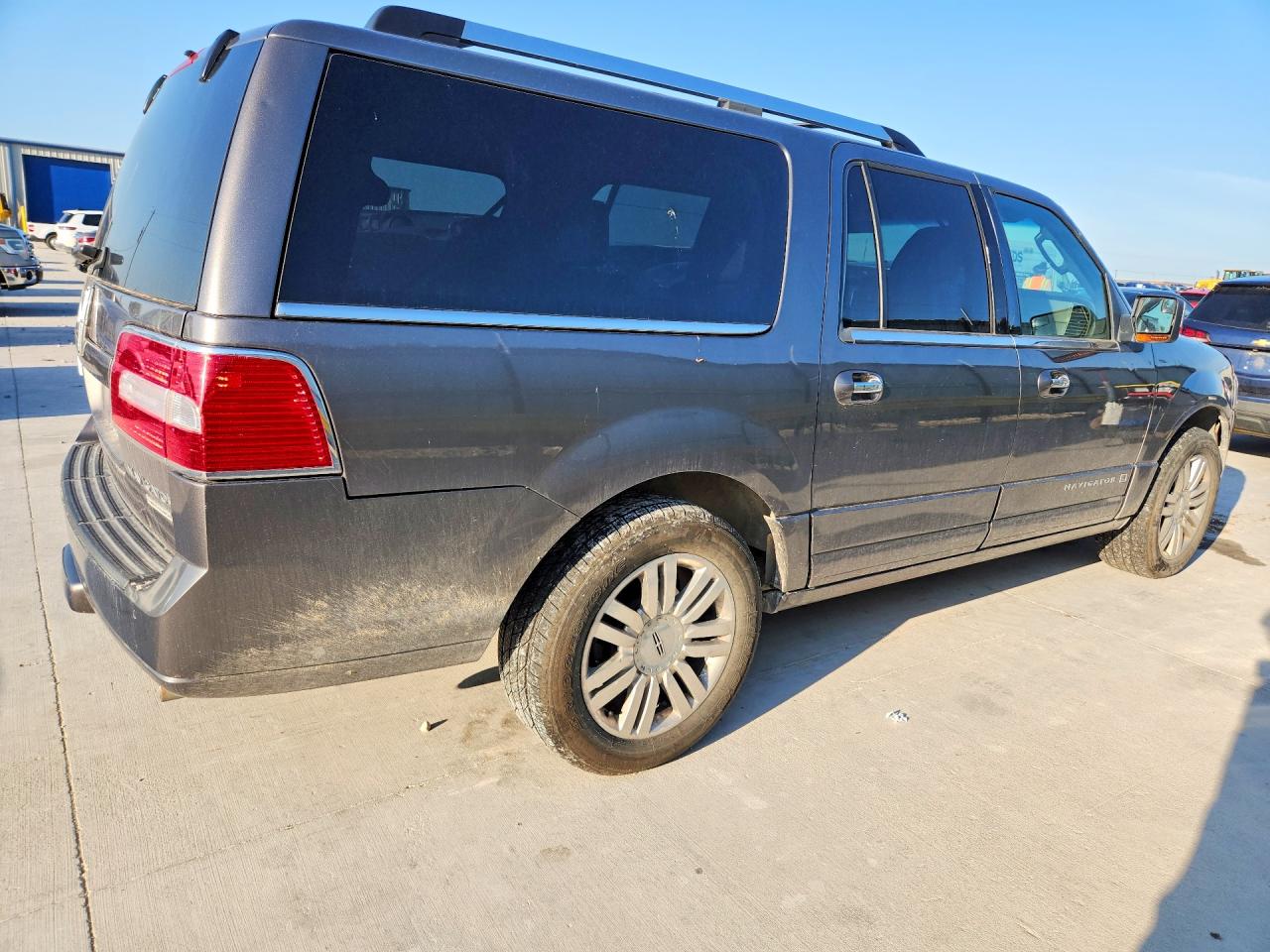2012 Lincoln Navigator L Charcoal vin: 5LMJJ3J52CEL06842