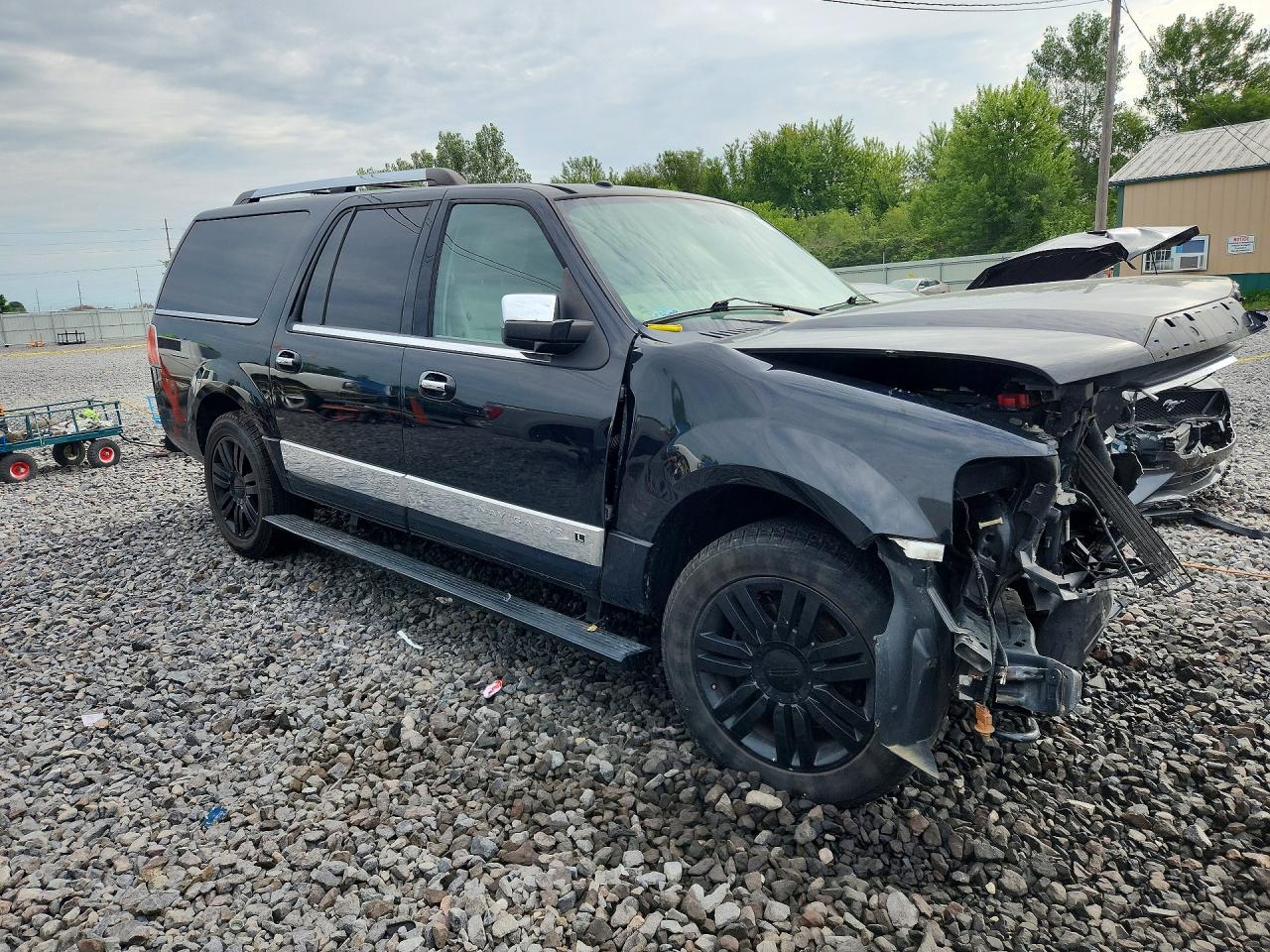 2014 Lincoln Navigator L Black vin: 5LMJJ3J52EEL03216