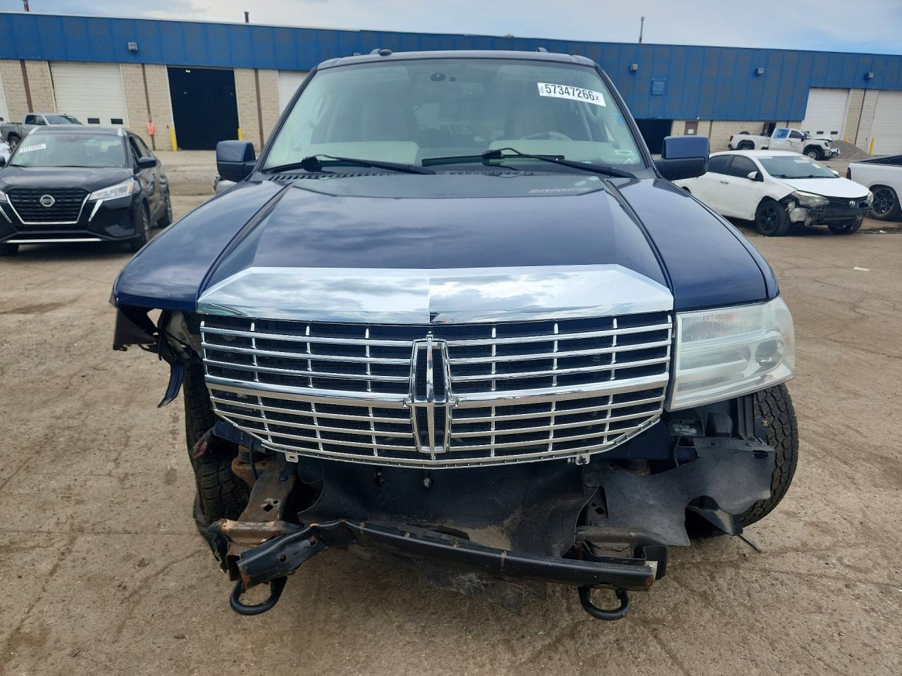 2012 Lincoln Navigator L Blue vin: 5LMJJ3J53CEL01651