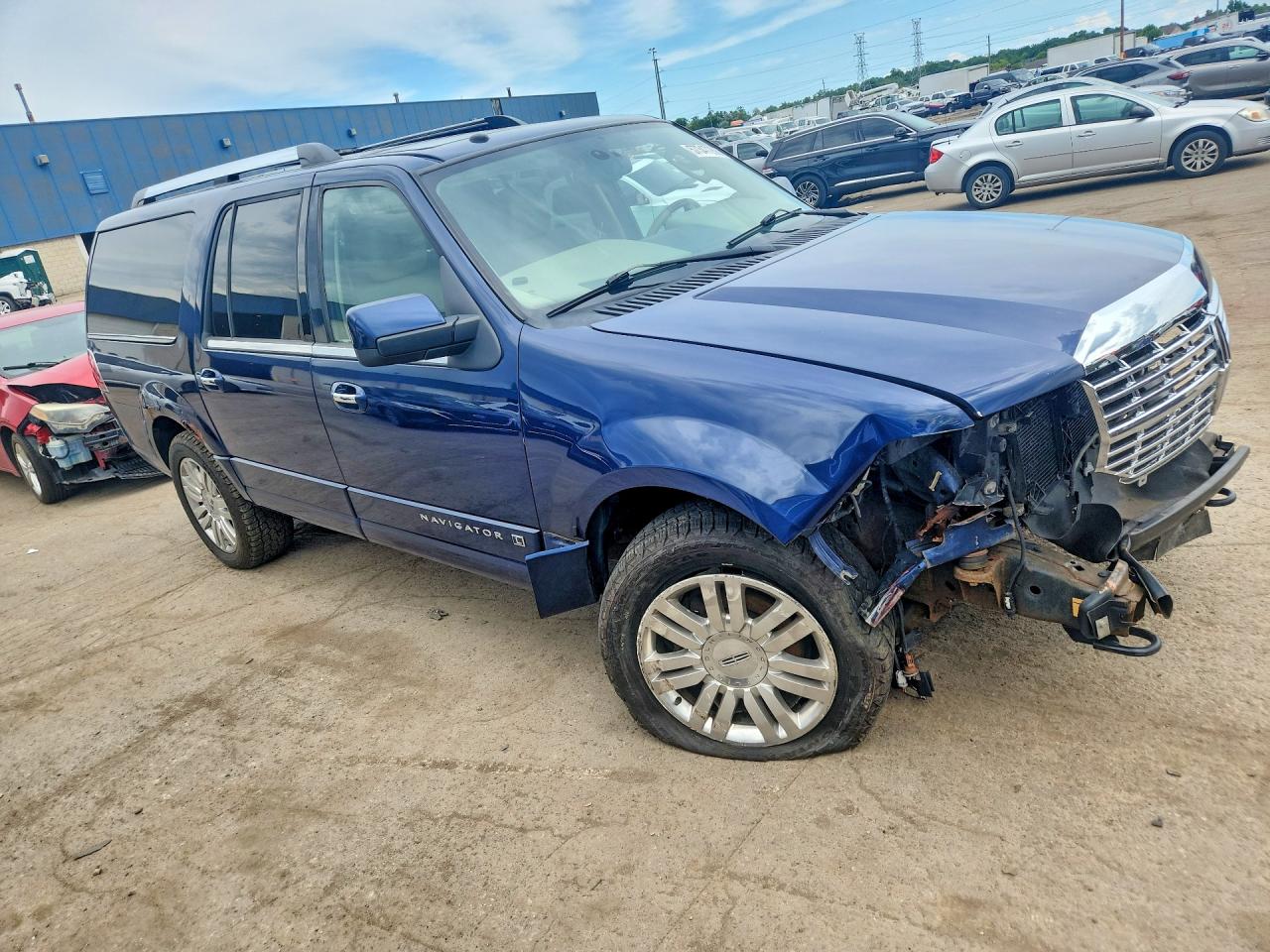 2012 Lincoln Navigator L Blue vin: 5LMJJ3J53CEL01651