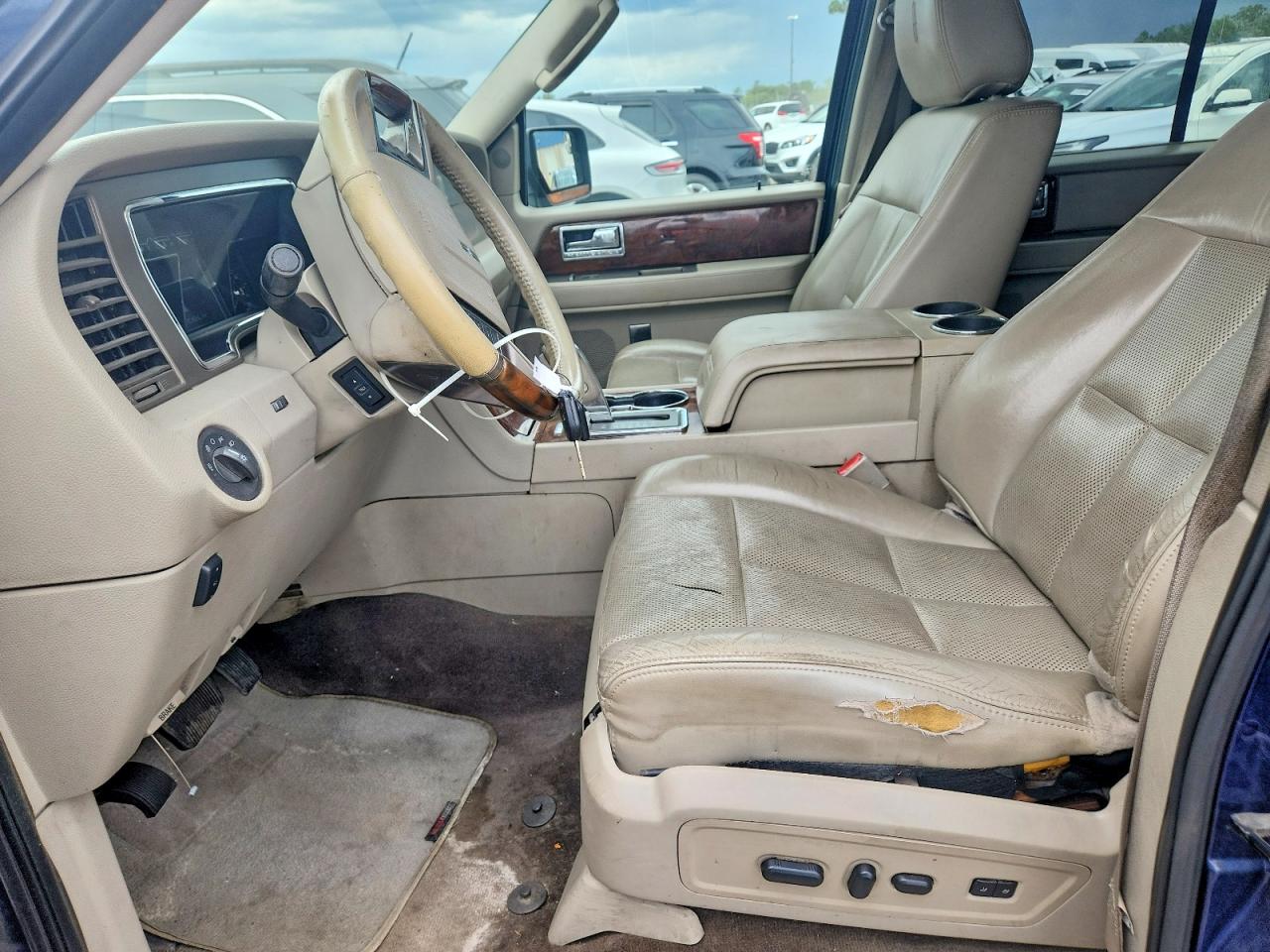 2012 Lincoln Navigator L Blue vin: 5LMJJ3J53CEL01651