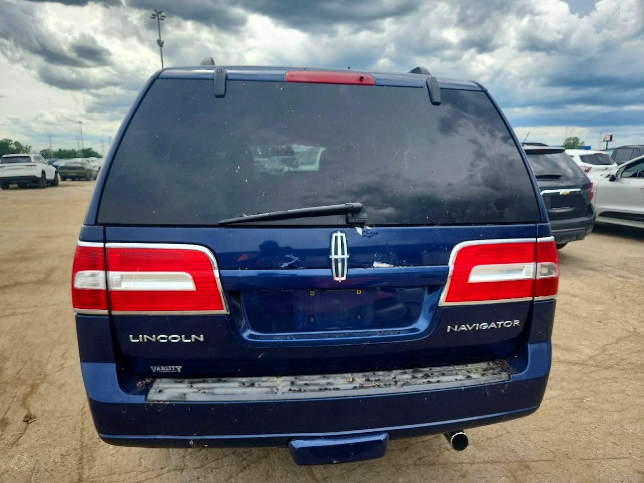 2012 Lincoln Navigator L Blue vin: 5LMJJ3J53CEL01651