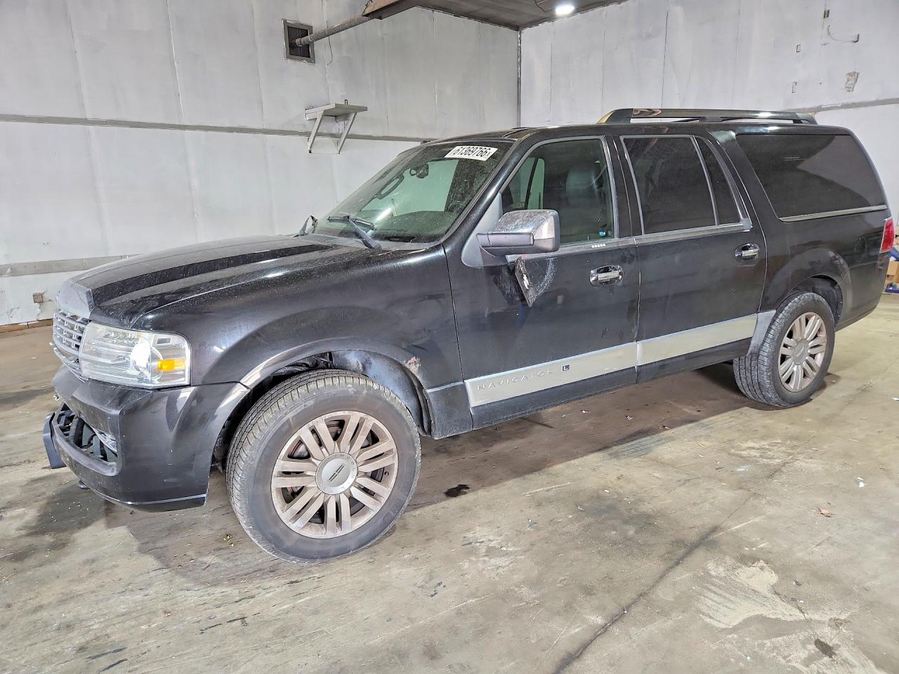 2014 Lincoln Navigator L Черный vin: 5LMJJ3J55EEL01315