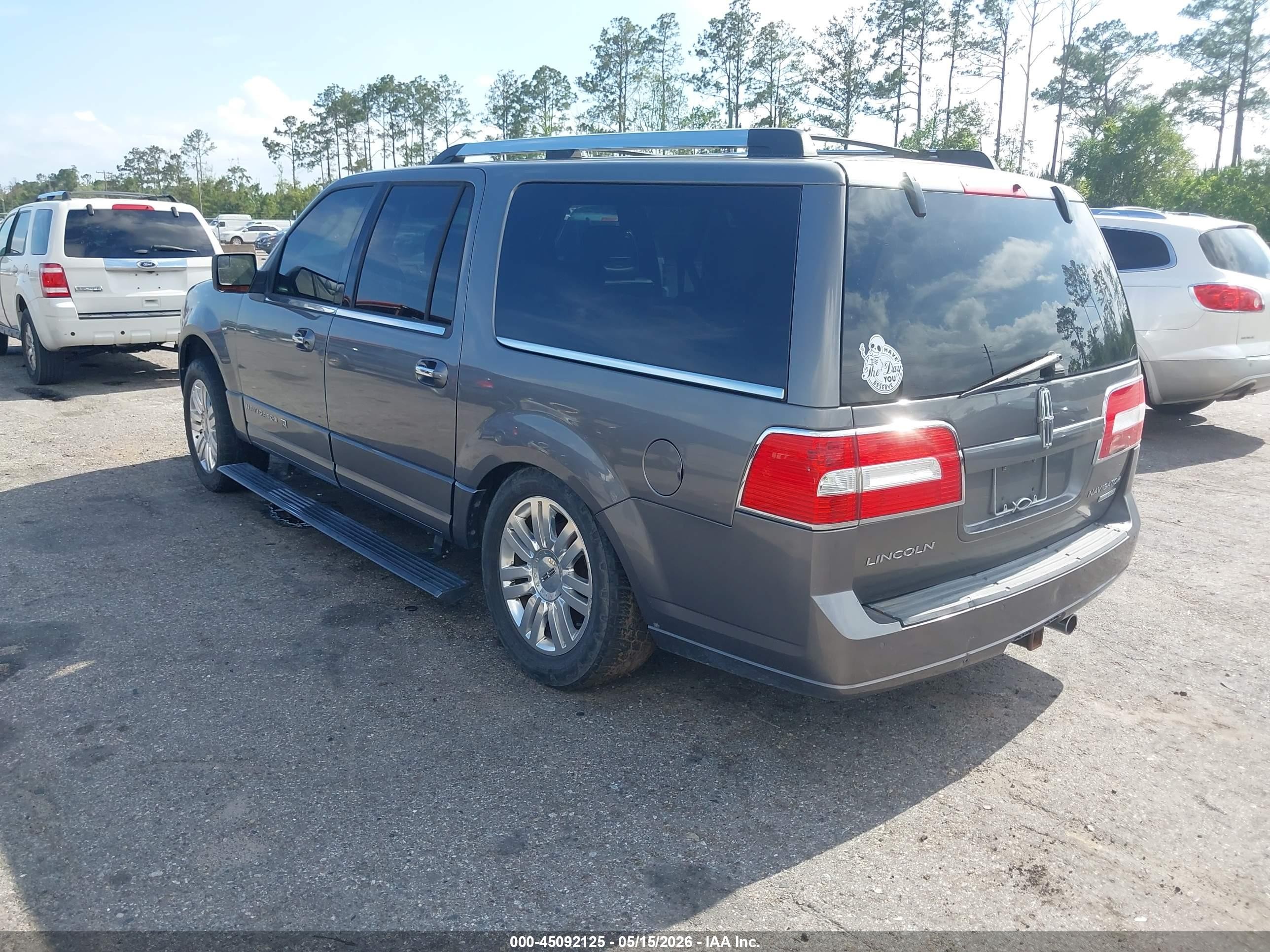 2013 Lincoln Navigator L   Gray vin: 5LMJJ3J56DEL07834