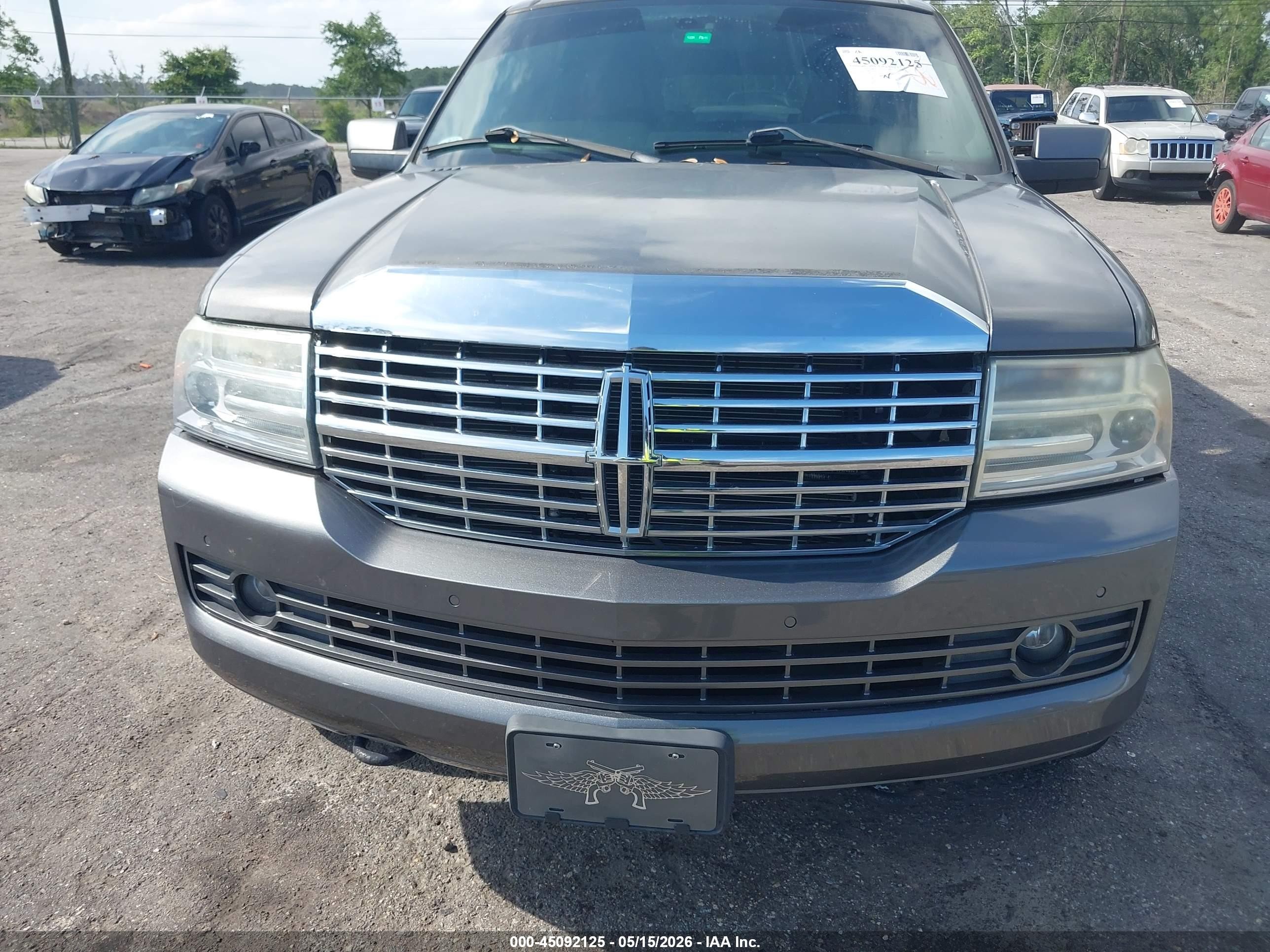 2013 Lincoln Navigator L   Gray vin: 5LMJJ3J56DEL07834