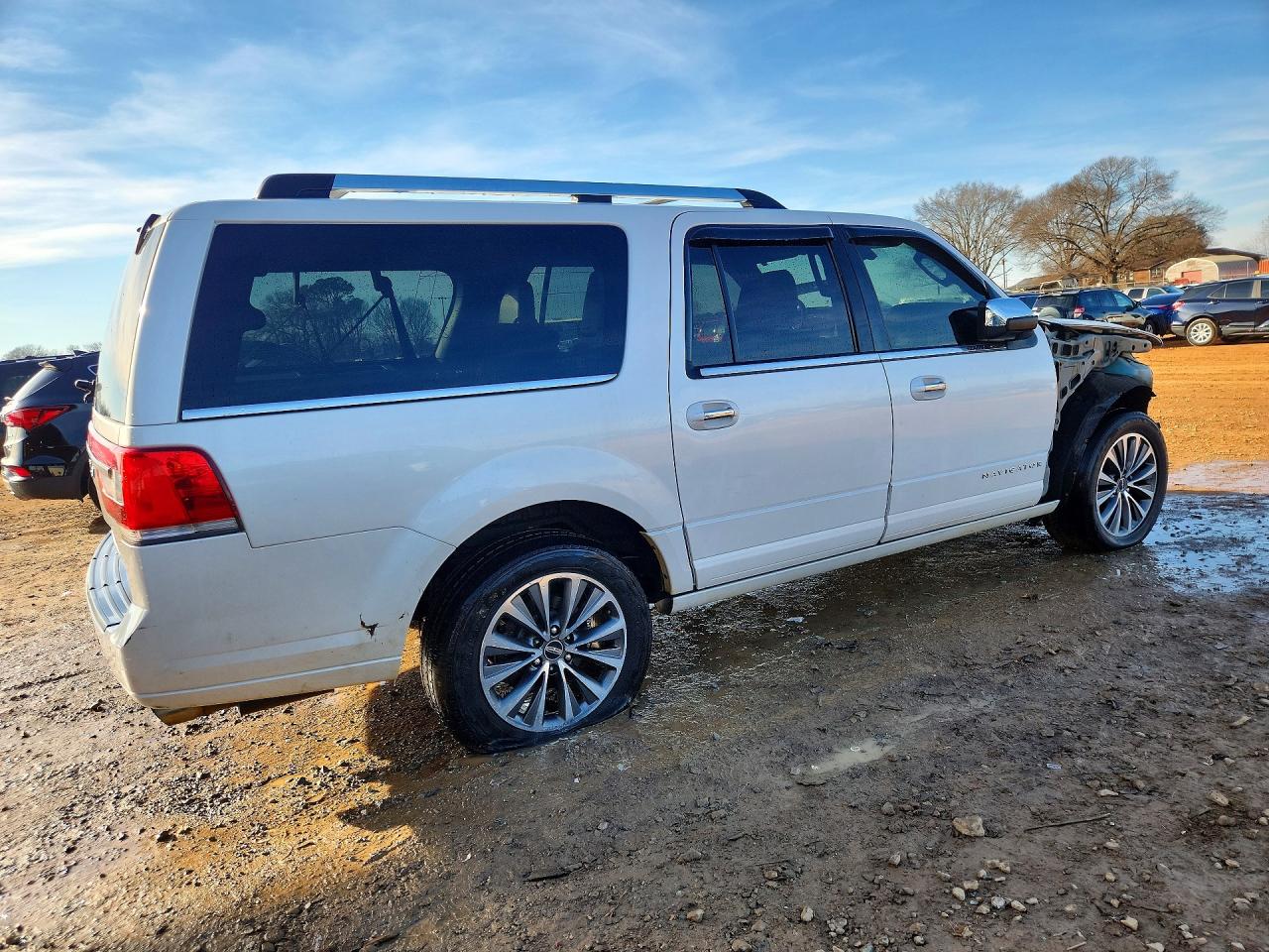 2015 Lincoln Navigator L Белый vin: 5LMJJ3JT0FEJ00910