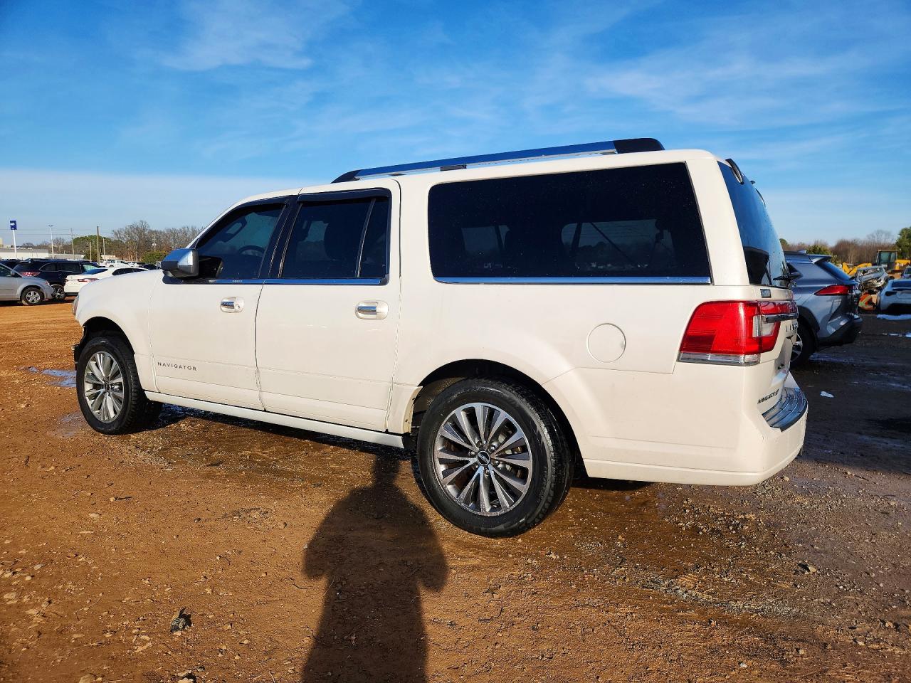 2015 Lincoln Navigator L Белый vin: 5LMJJ3JT0FEJ00910