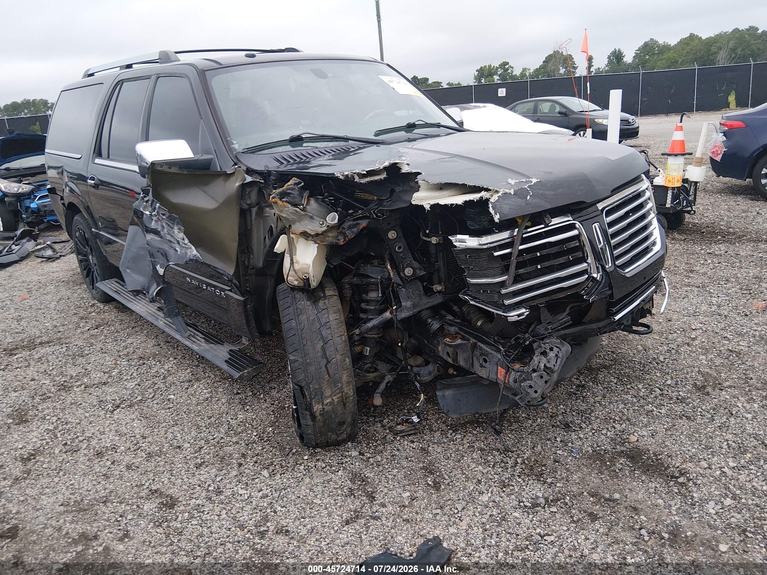 2015 Lincoln Navigator L Black vin: 5LMJJ3JT4FEJ05690