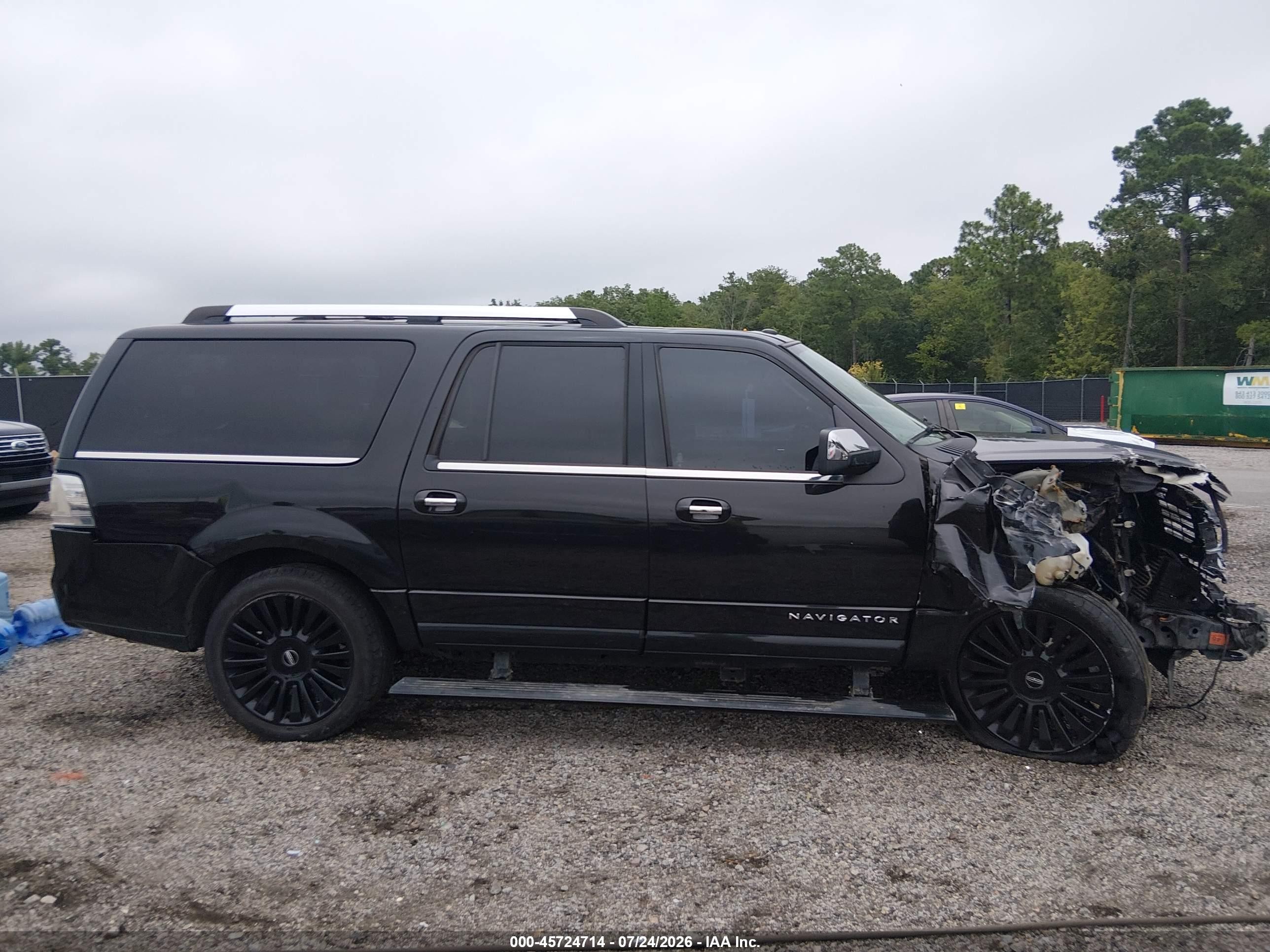 2015 Lincoln Navigator L Black vin: 5LMJJ3JT4FEJ05690