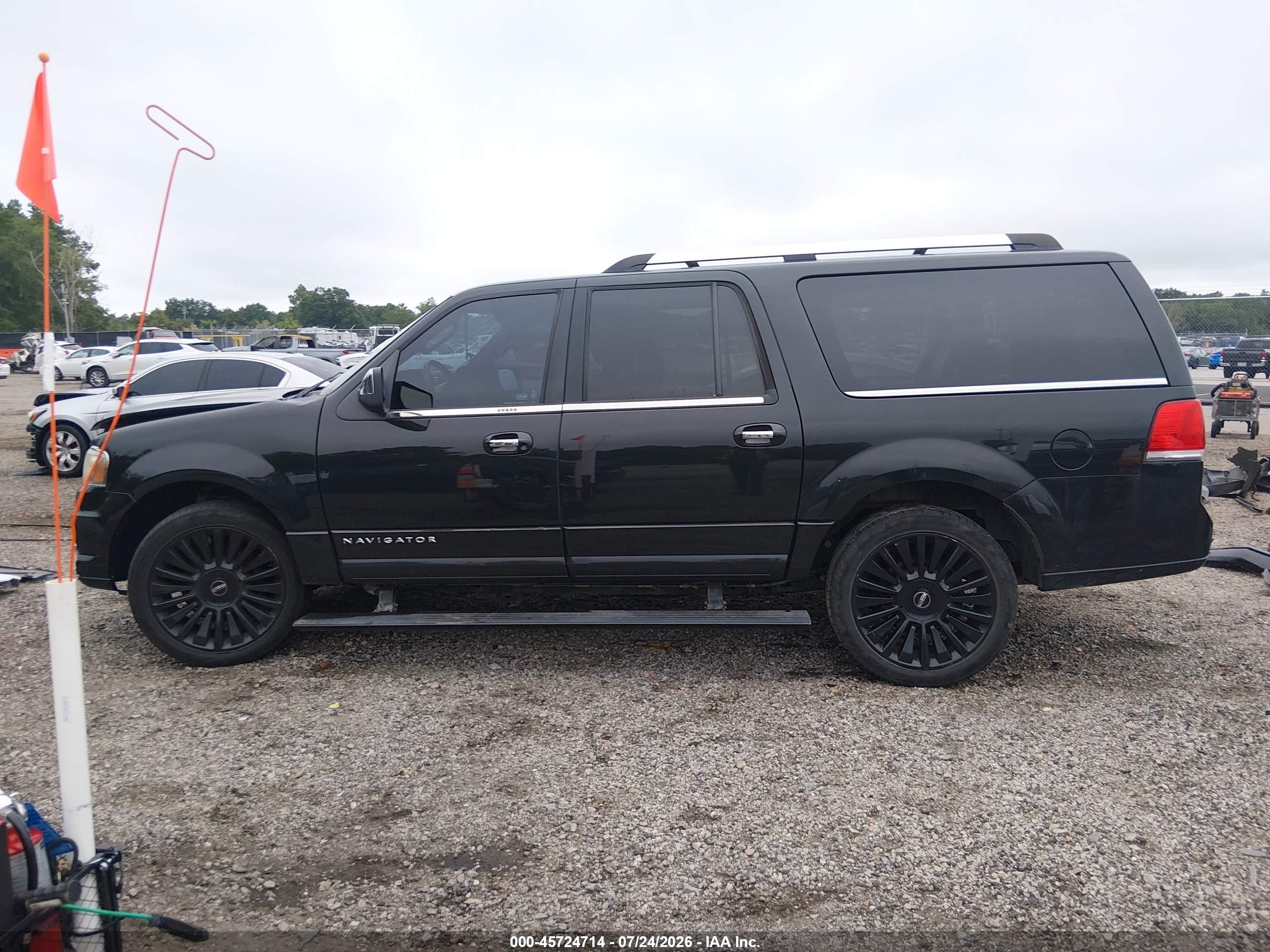 2015 Lincoln Navigator L Black vin: 5LMJJ3JT4FEJ05690