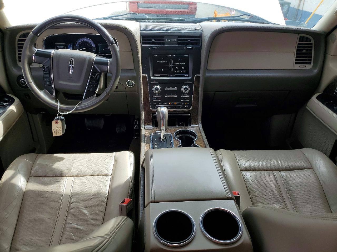 2015 Lincoln Navigator L White vin: 5LMJJ3JT4FEJ08752