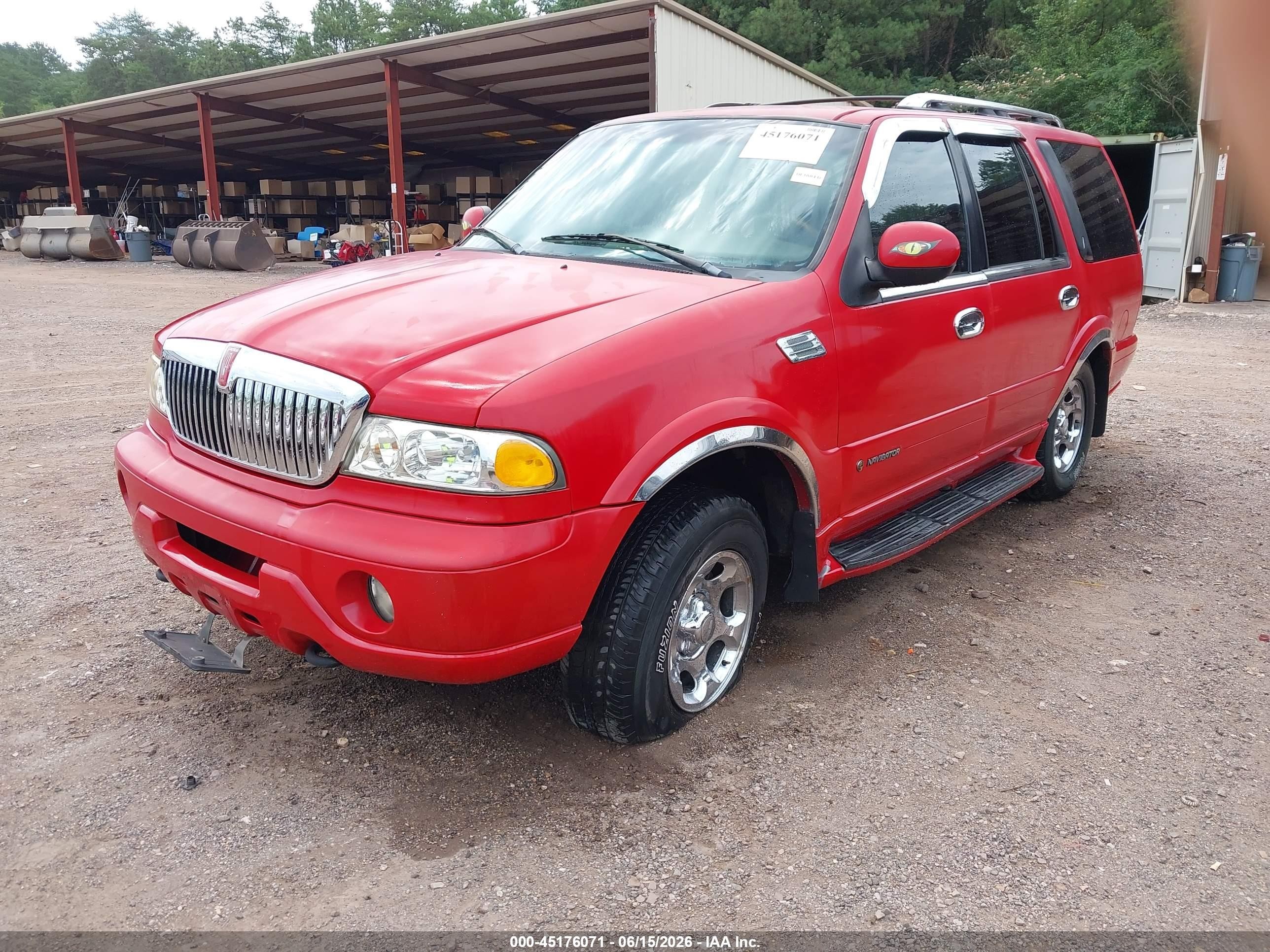 2000 Lincoln Navigator   Red vin: 5LMPU28A0YLJ10741