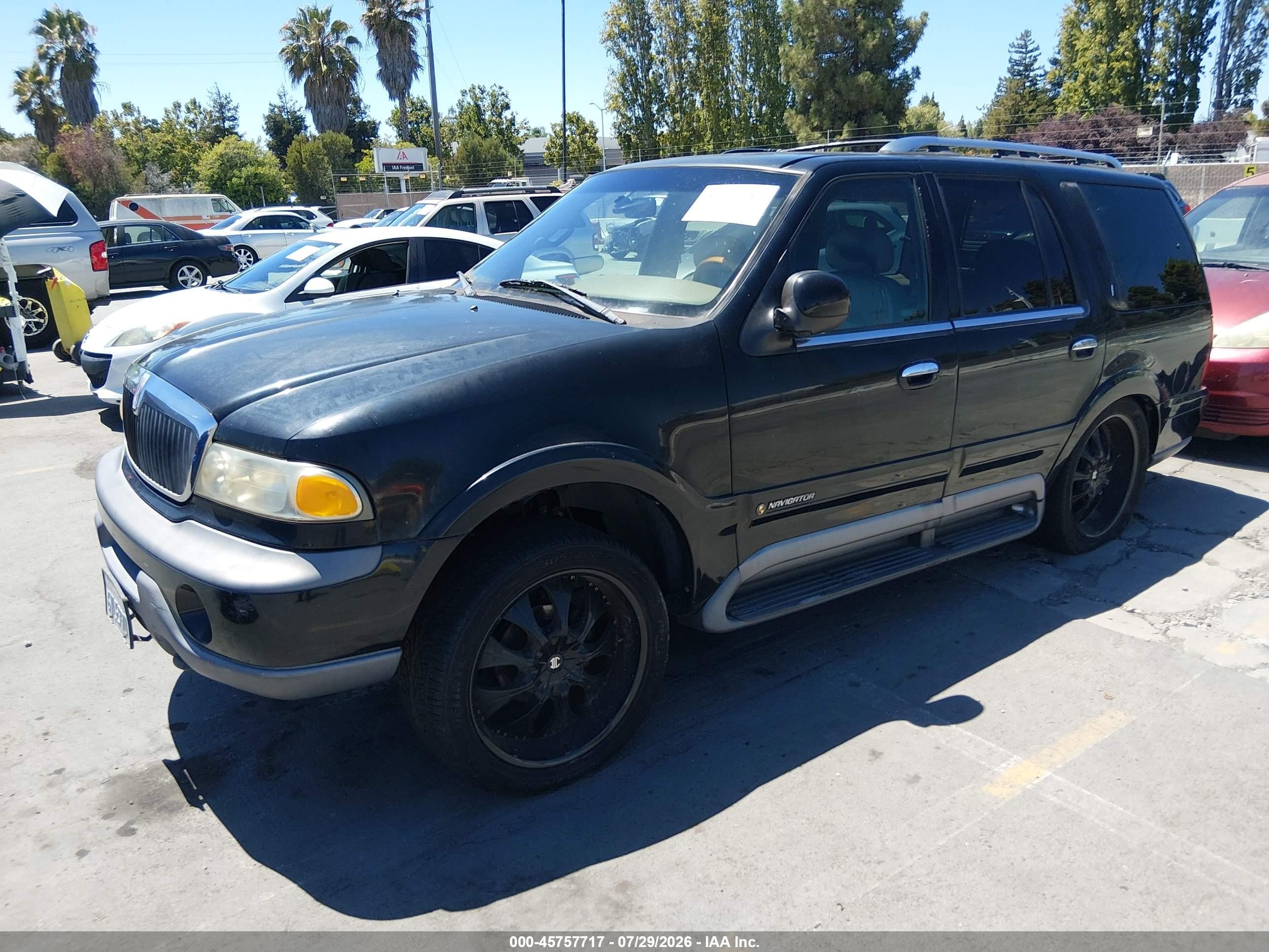 1998 Lincoln Navigator Черный vin: 5LMPU28L8WLJ39144