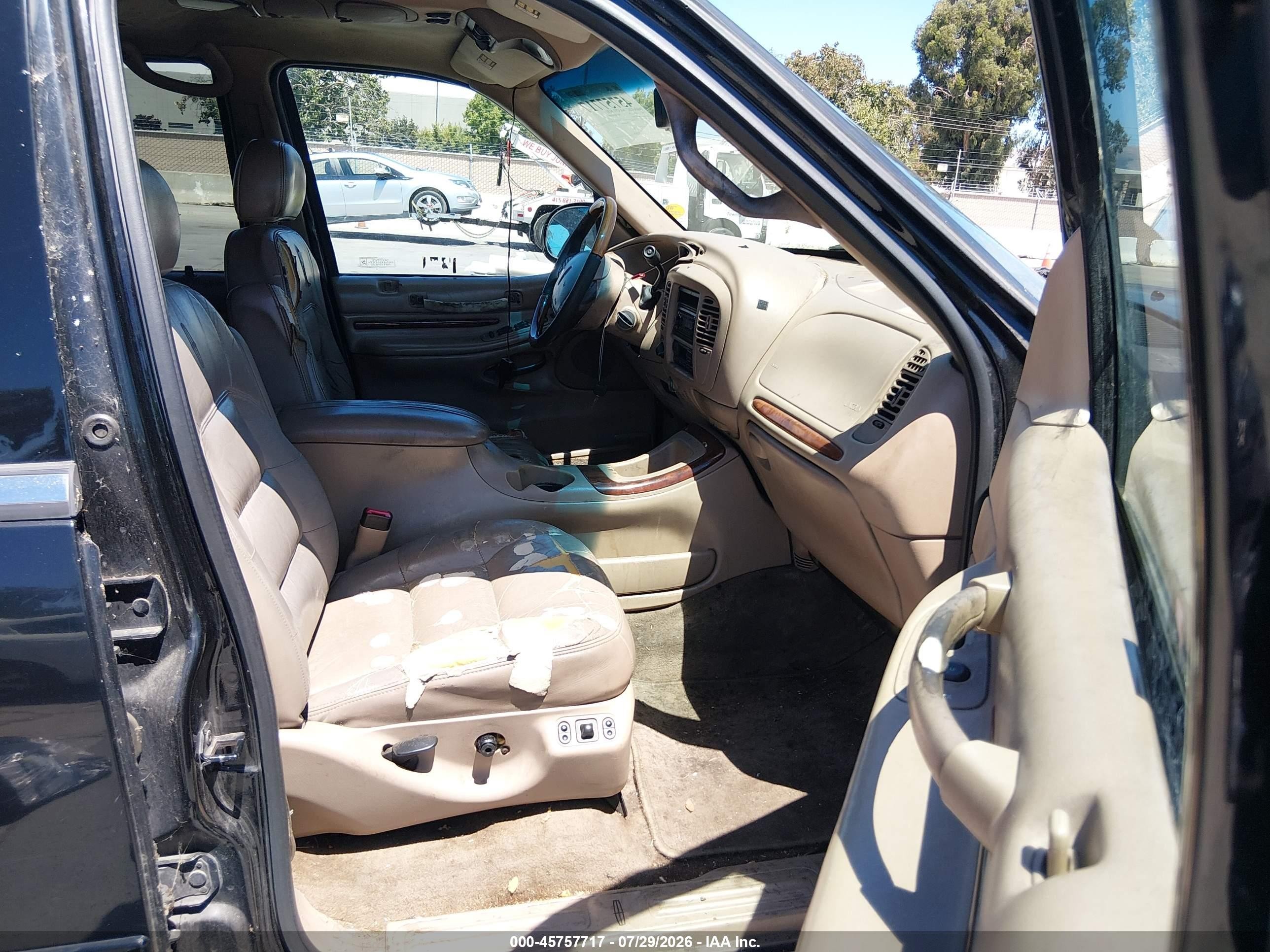 1998 Lincoln Navigator Черный vin: 5LMPU28L8WLJ39144