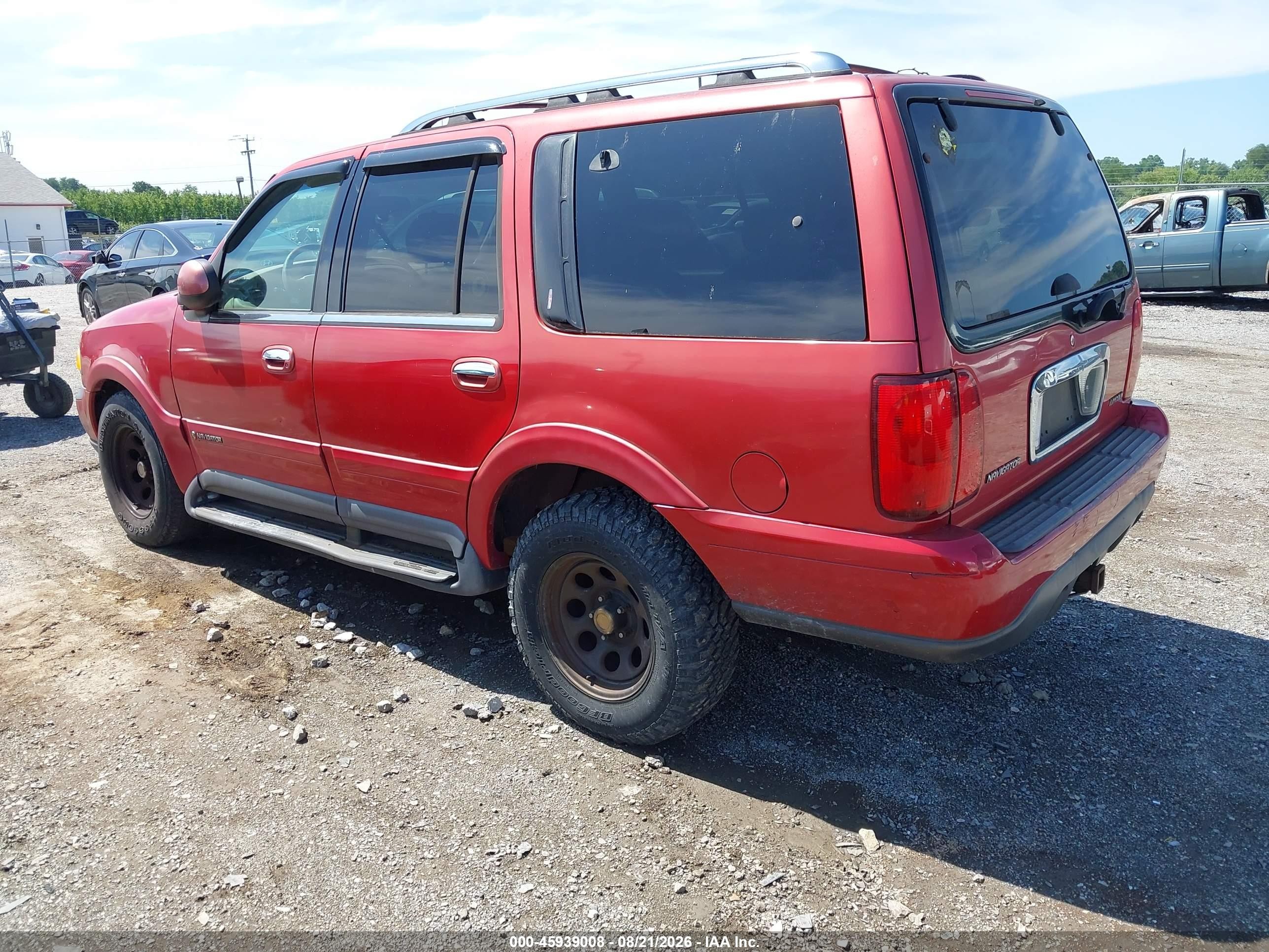 1998 Lincoln Navigator   Red vin: 5LMPU28L8WLJ60043