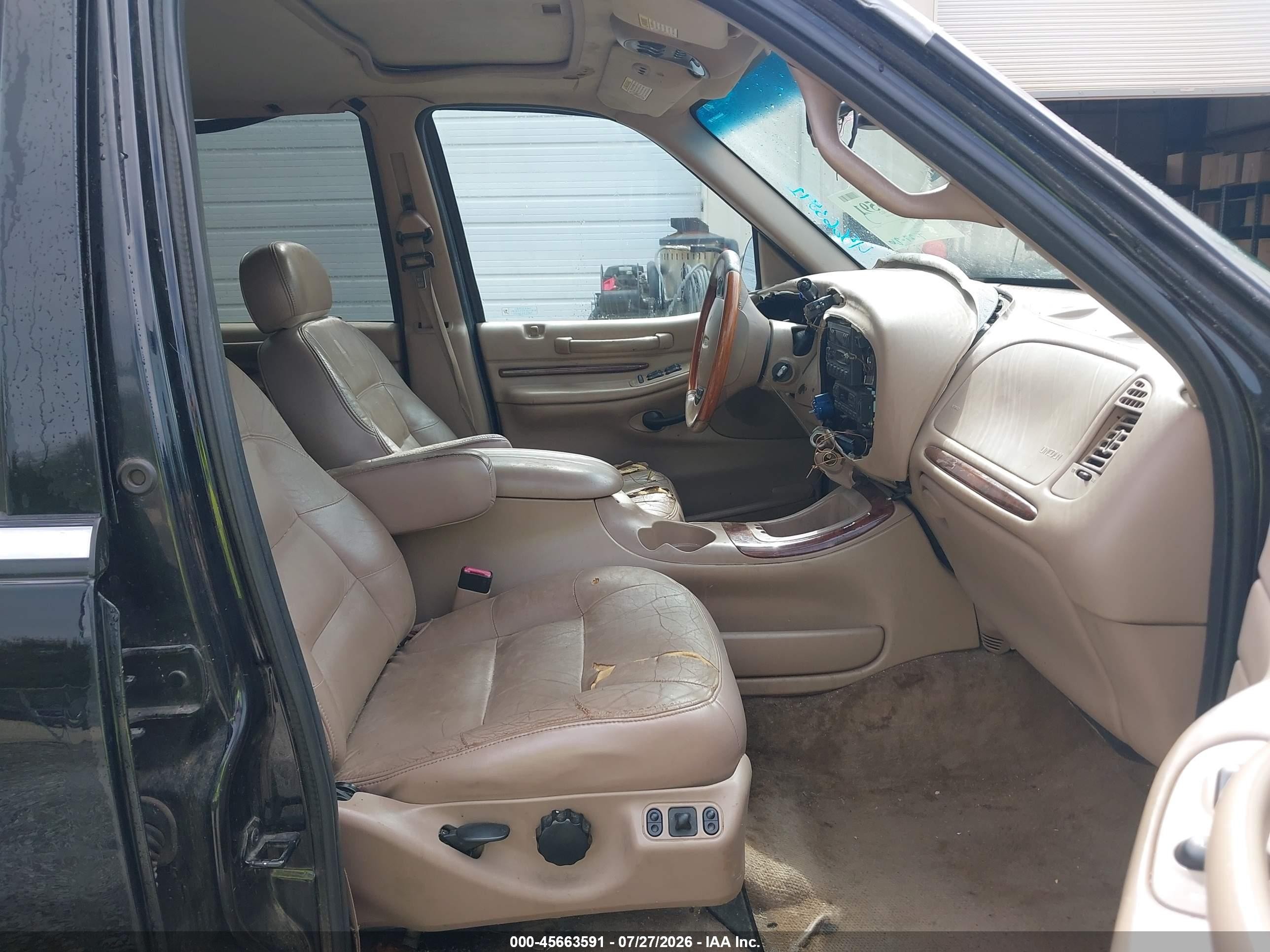 1998 Lincoln Navigator   Черный vin: 5LMPU28L9WLJ52372