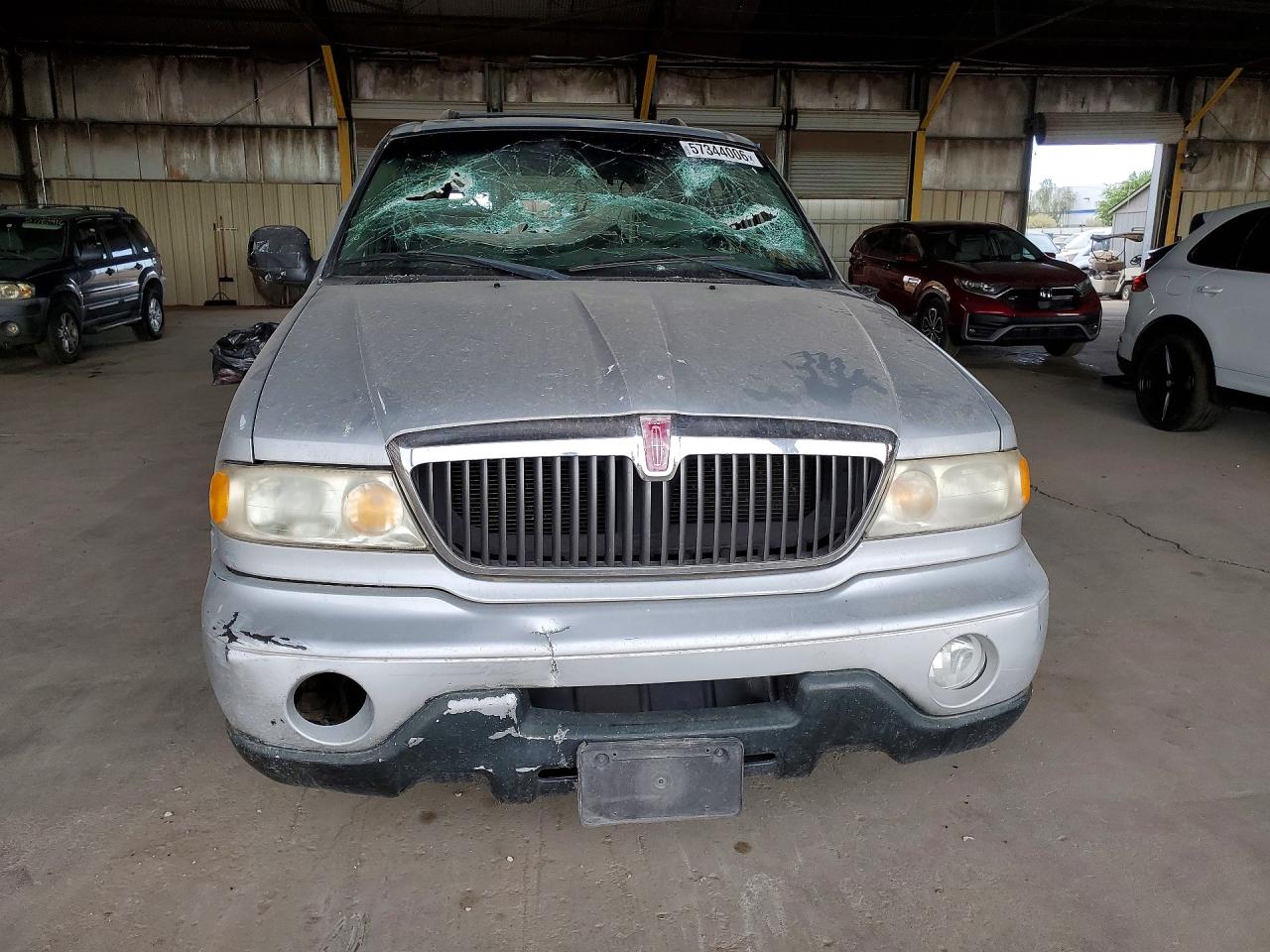 2000 Lincoln Navigator Silver vin: 5LMRU27A2YLJ00349