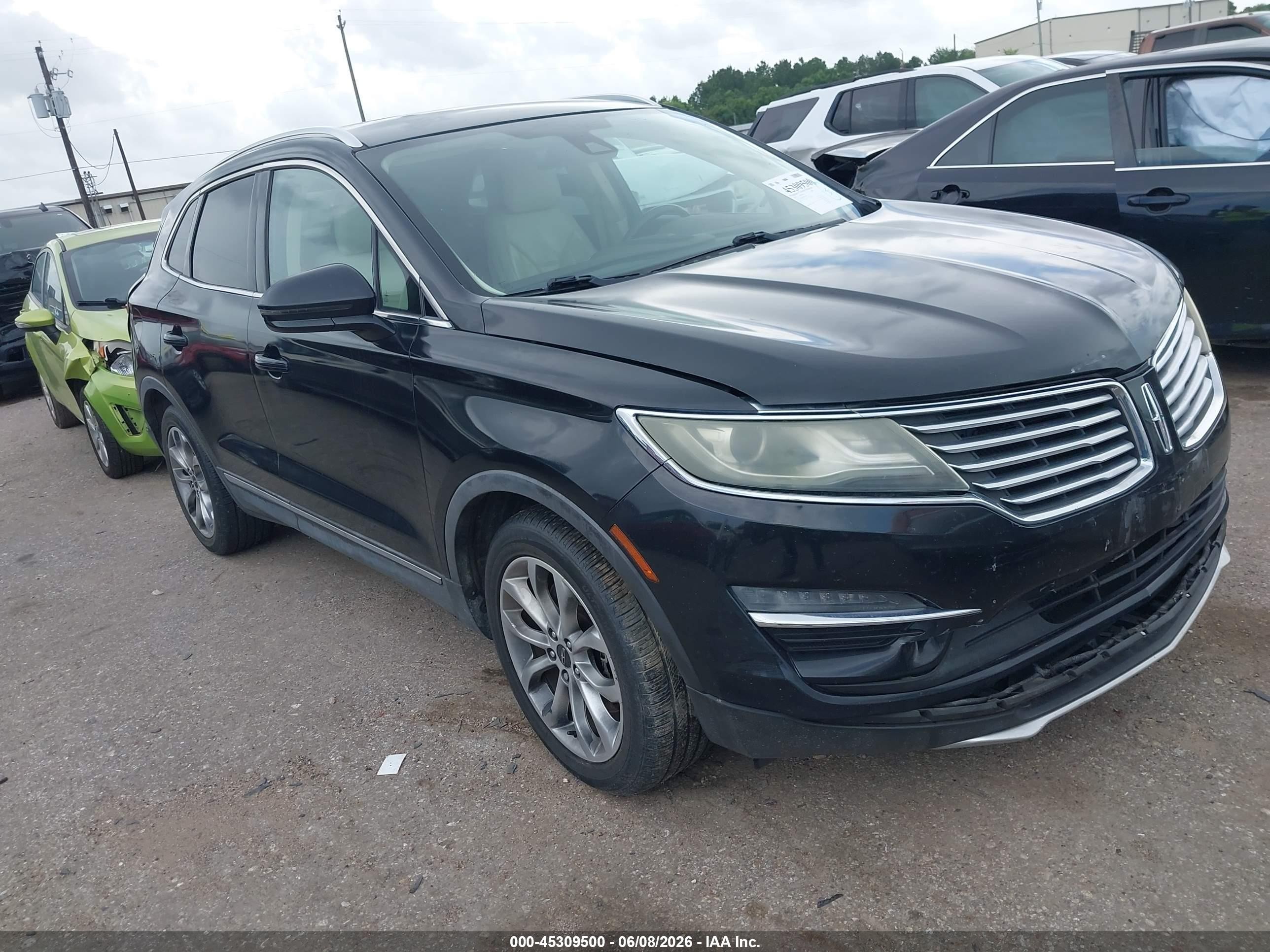 2015 Lincoln Mkc   Black vin: 5LMTJ2AH0FUJ10079