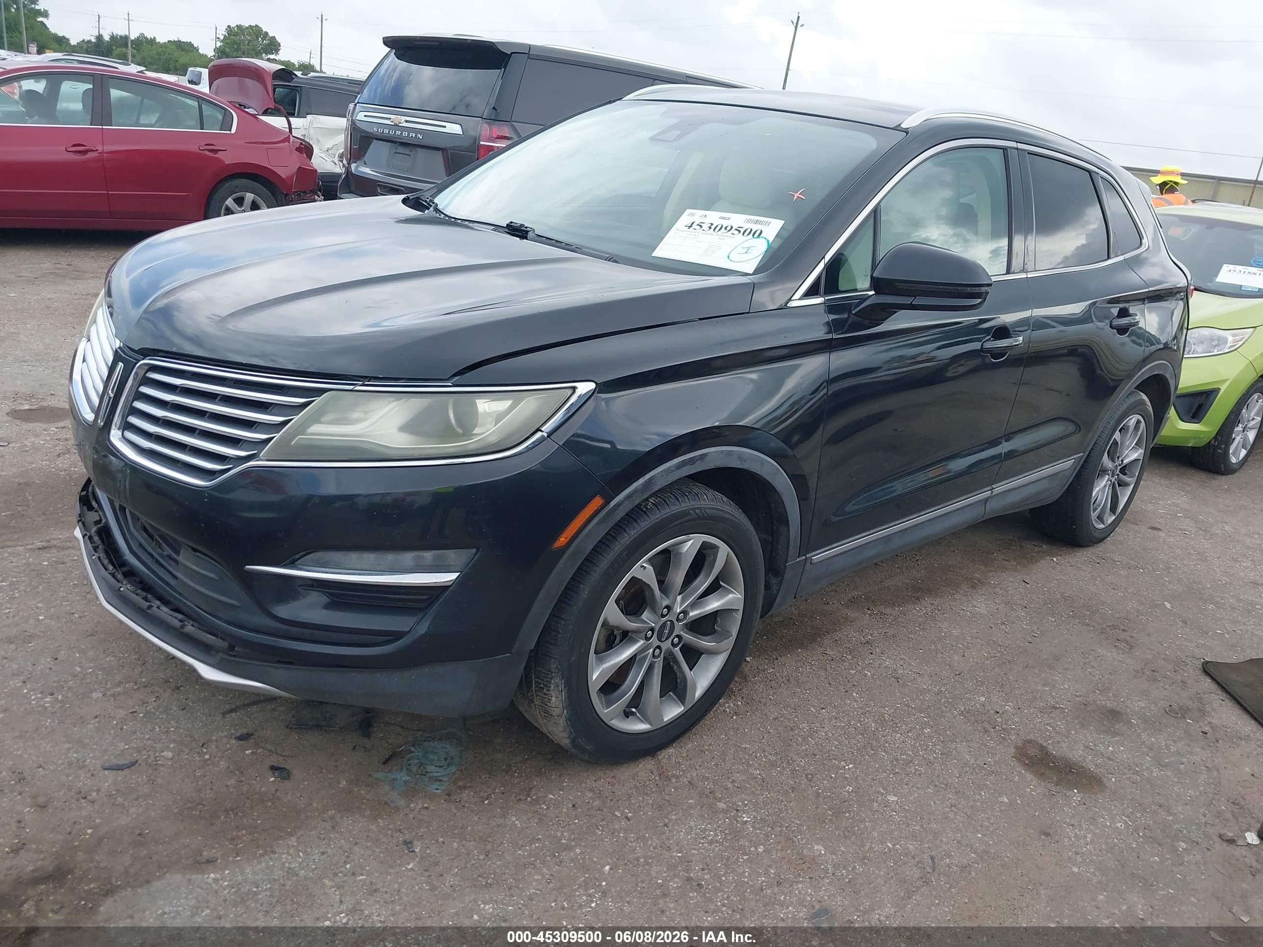 2015 Lincoln Mkc   Black vin: 5LMTJ2AH0FUJ10079