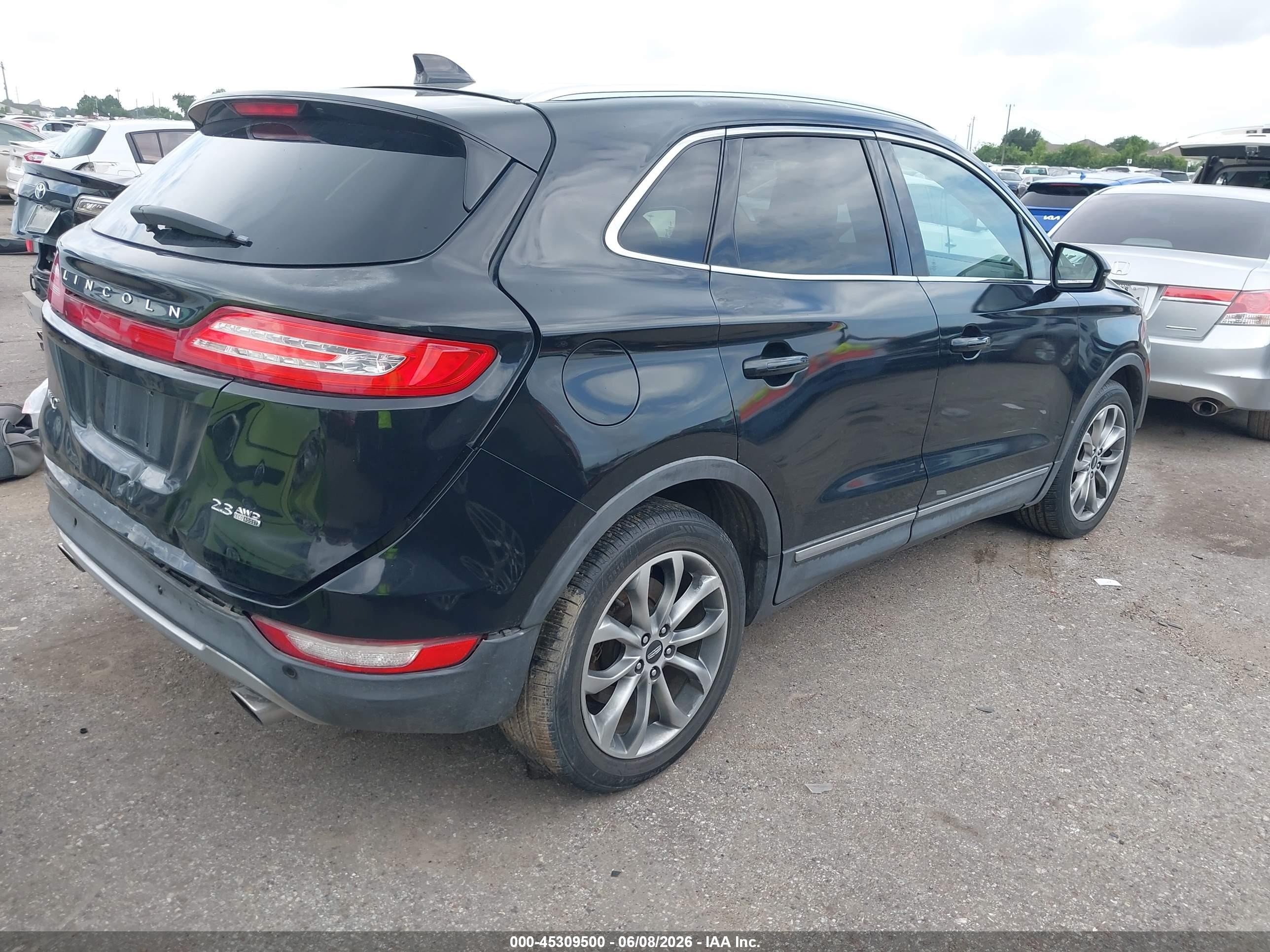 2015 Lincoln Mkc   Black vin: 5LMTJ2AH0FUJ10079