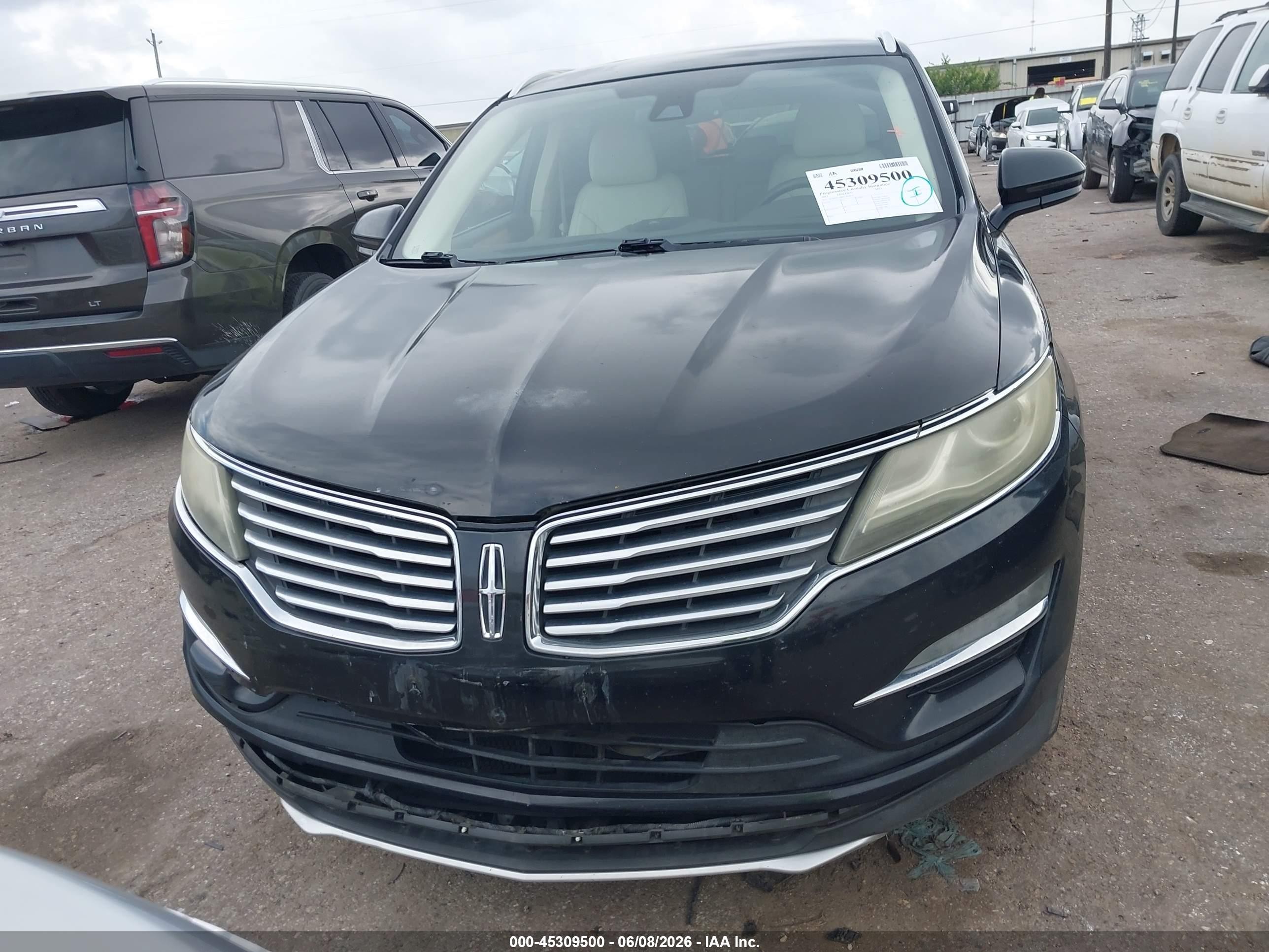 2015 Lincoln Mkc   Black vin: 5LMTJ2AH0FUJ10079