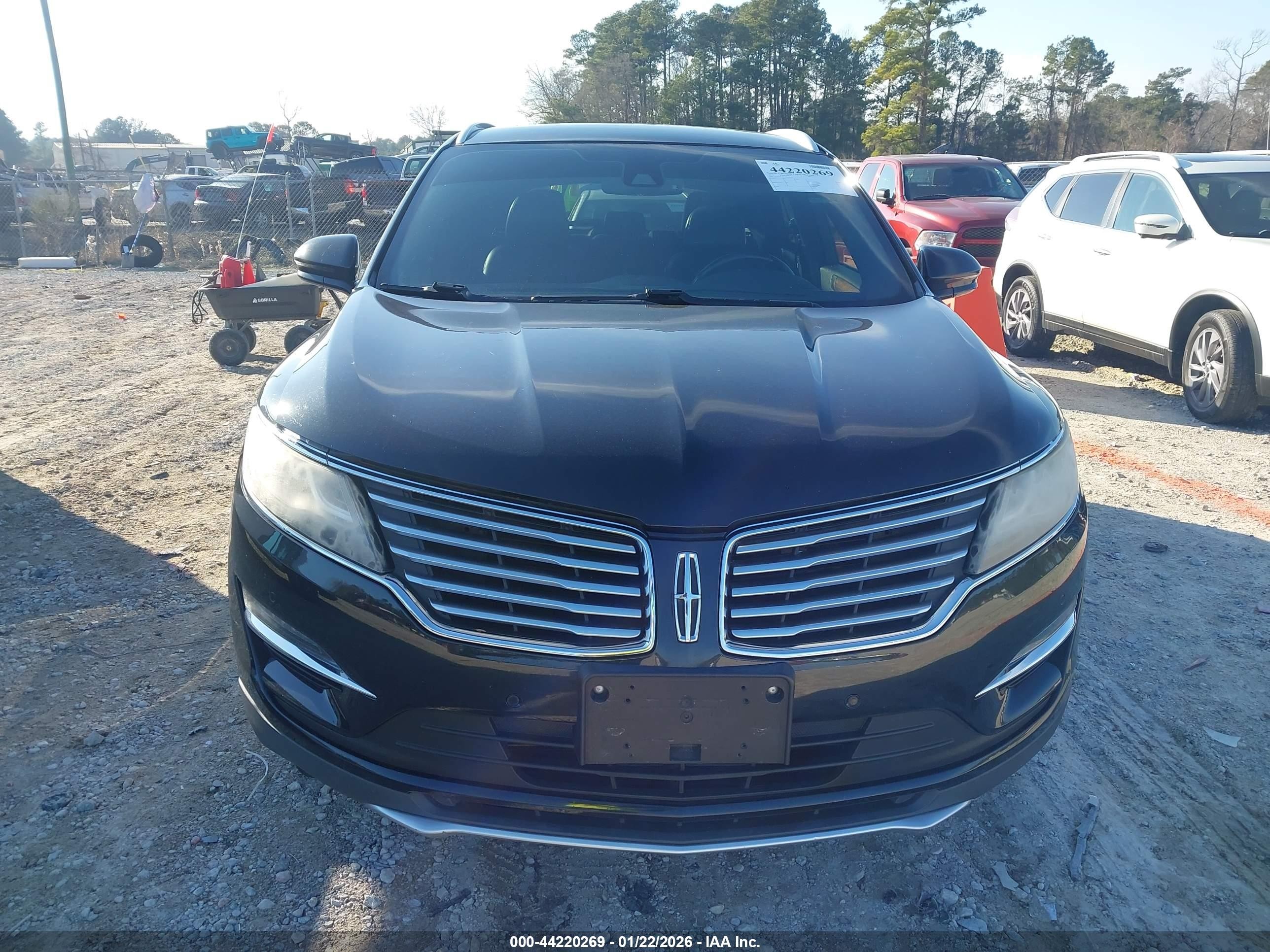 2015 Lincoln Mkc Черный vin: 5LMTJ2AH1FUJ09345