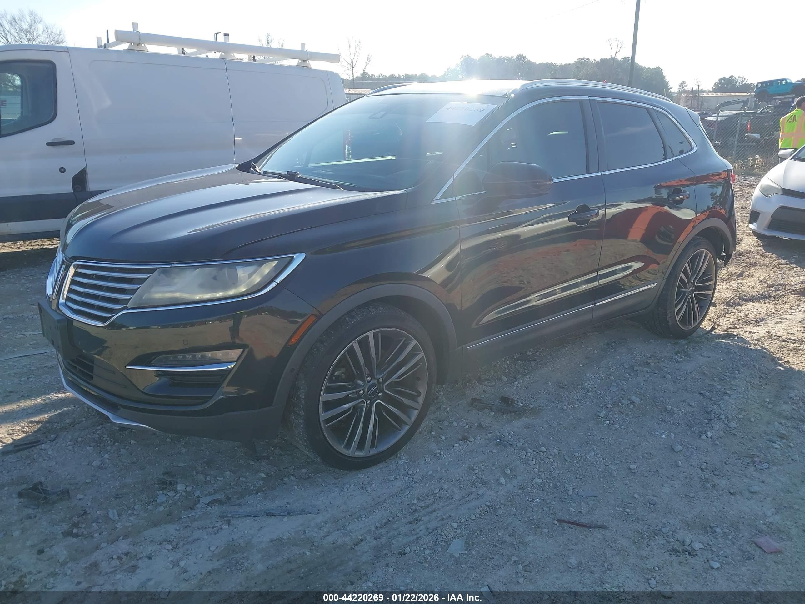 2015 Lincoln Mkc Черный vin: 5LMTJ2AH1FUJ09345