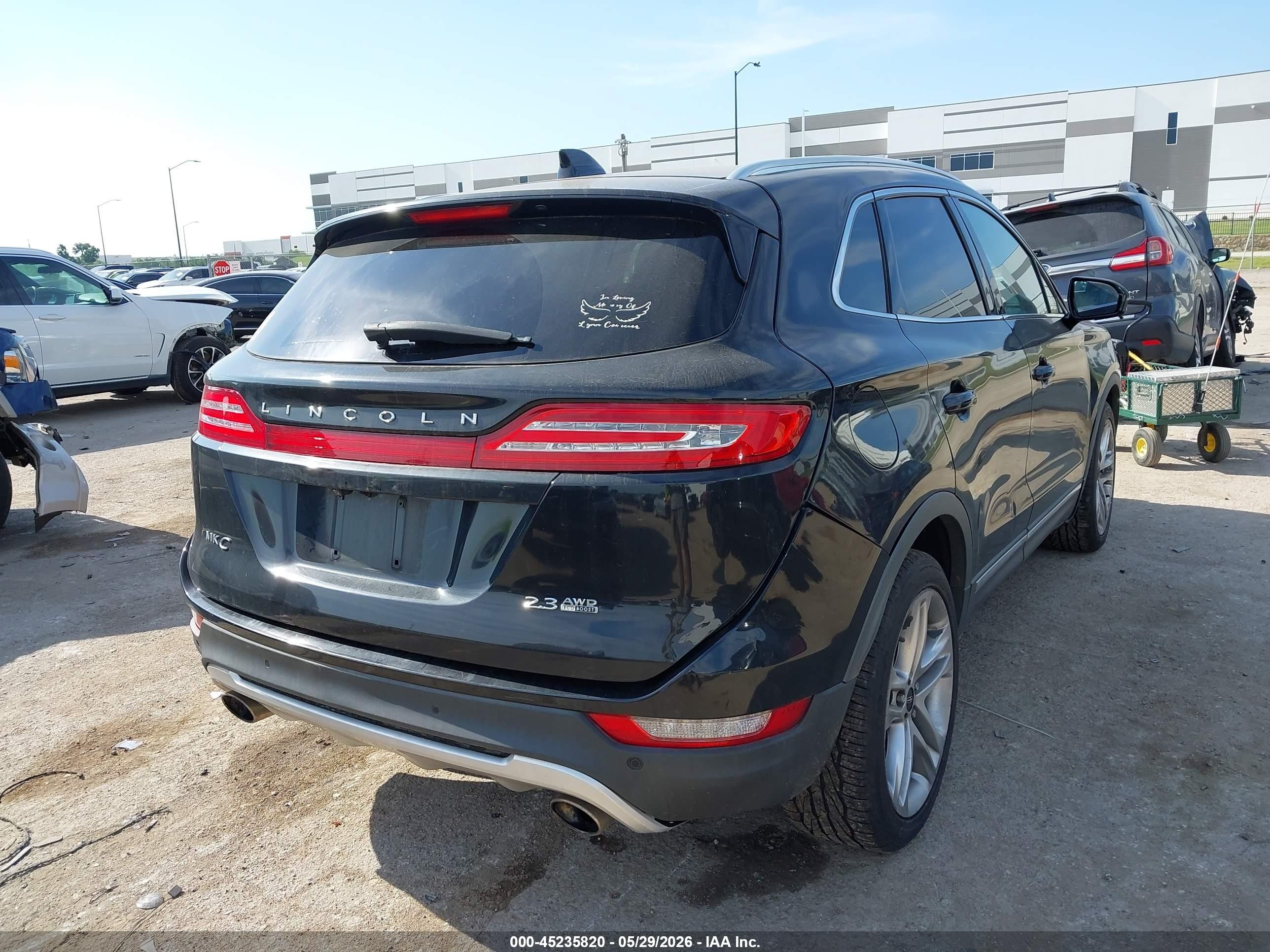 2015 Lincoln Mkc   Gray vin: 5LMTJ2AH1FUJ09703