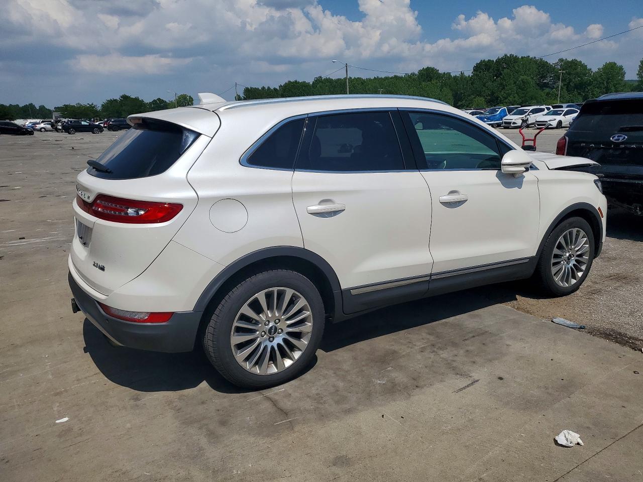 2015 Lincoln Mkc White vin: 5LMTJ2AH1FUJ26260