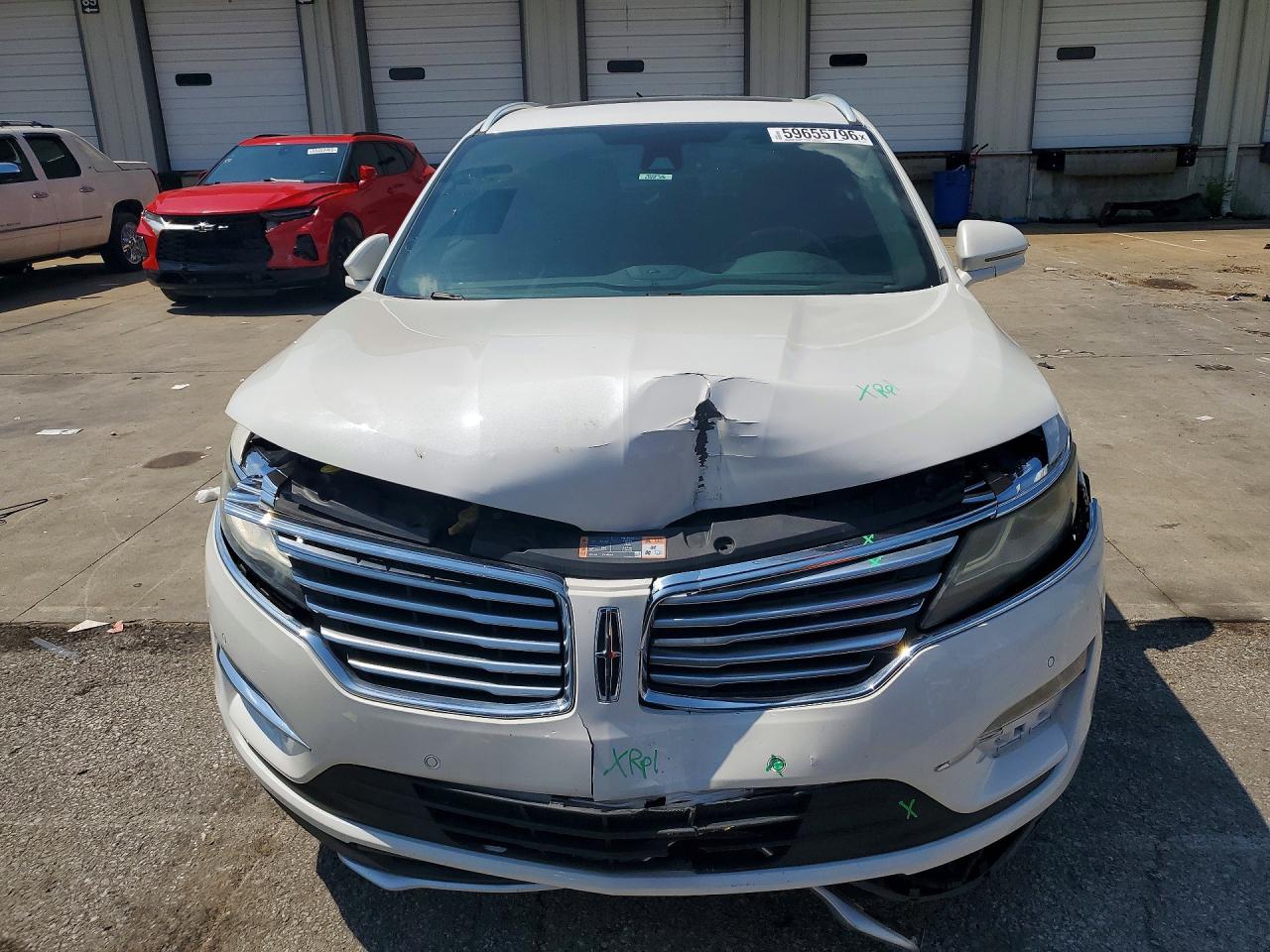 2015 Lincoln Mkc White vin: 5LMTJ2AH1FUJ26260