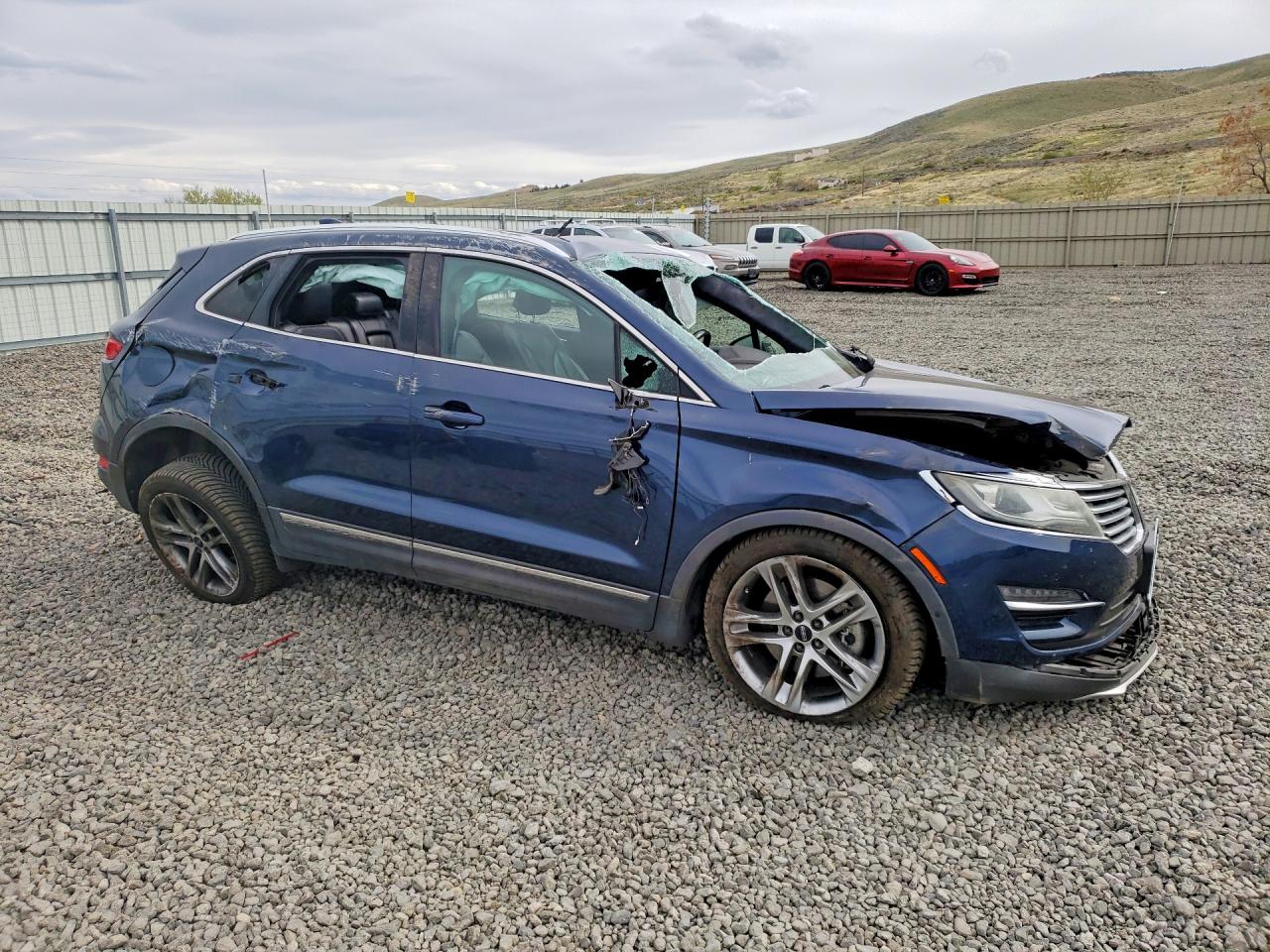 2015 Lincoln Mkc Blue vin: 5LMTJ2AH4FUJ23594