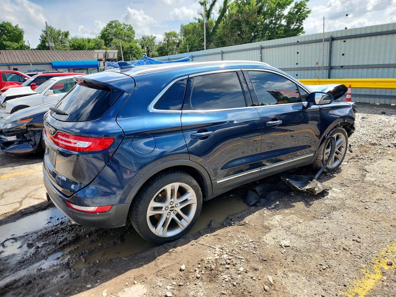 2015 Lincoln Mkc Blue vin: 5LMTJ2AH6FUJ00544