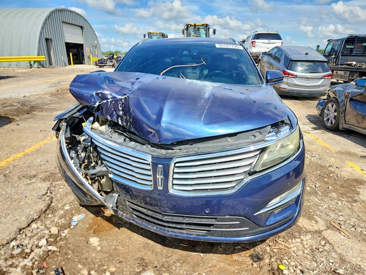 2015 Lincoln Mkc Blue vin: 5LMTJ2AH6FUJ00544