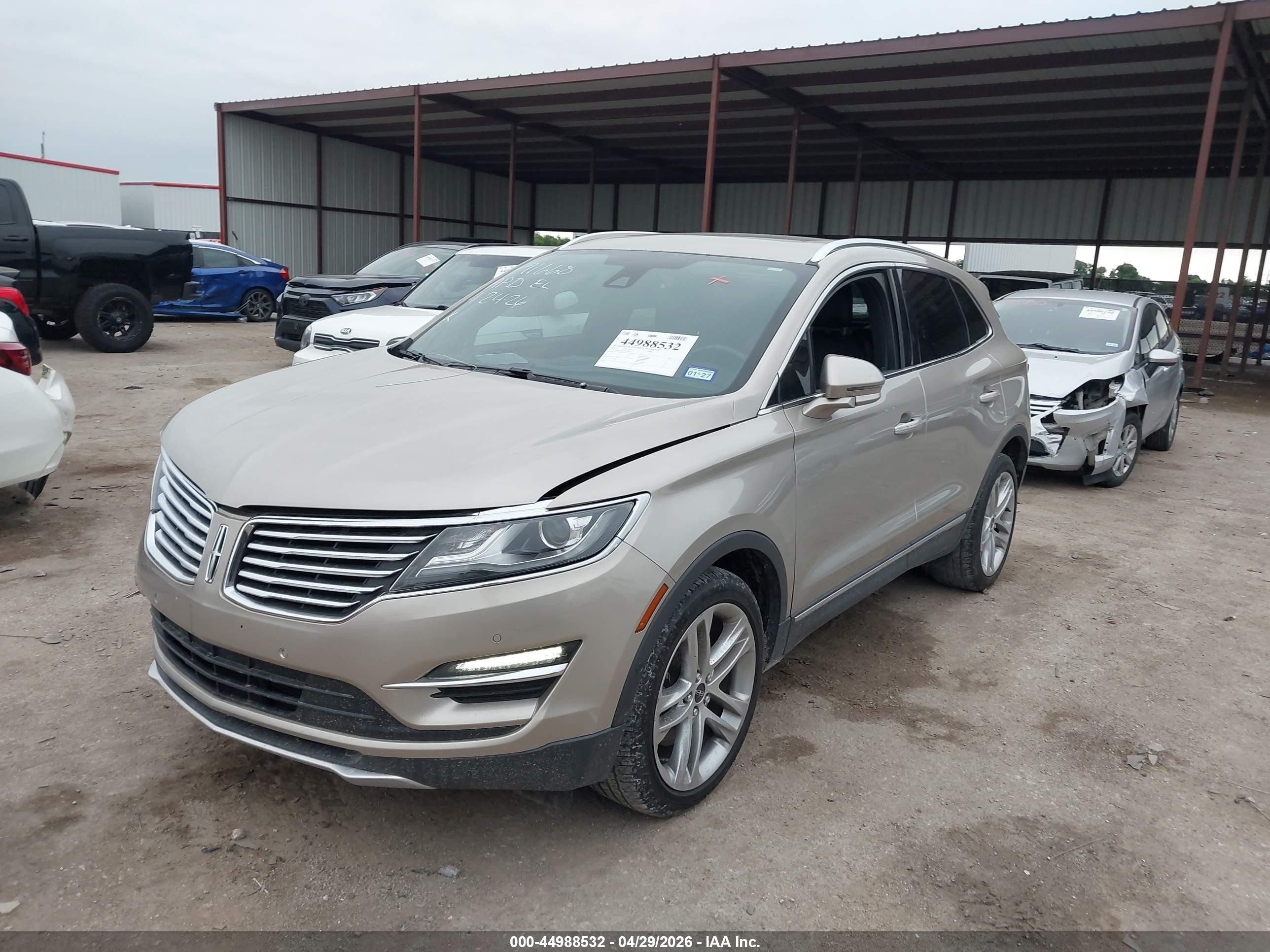 2015 Lincoln Mkc   Beige vin: 5LMTJ2AH6FUJ42907