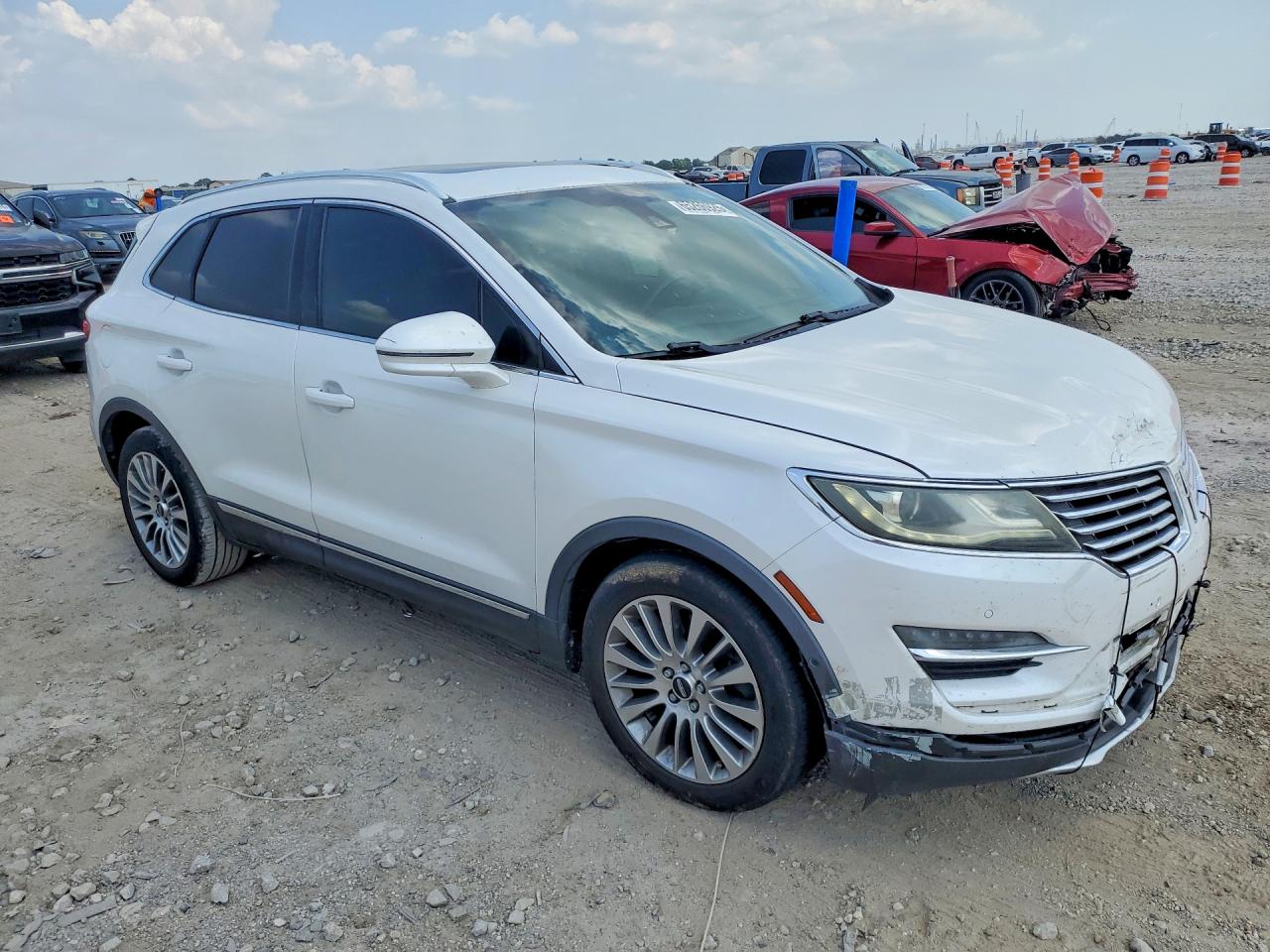 2015 Lincoln Mkc White vin: 5LMTJ2AH8FUJ03848