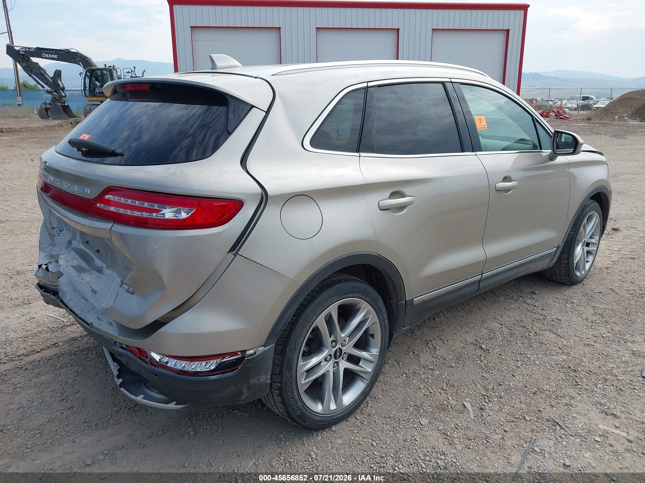 2015 Lincoln Mkc   Champagne vin: 5LMTJ2AH8FUJ19029