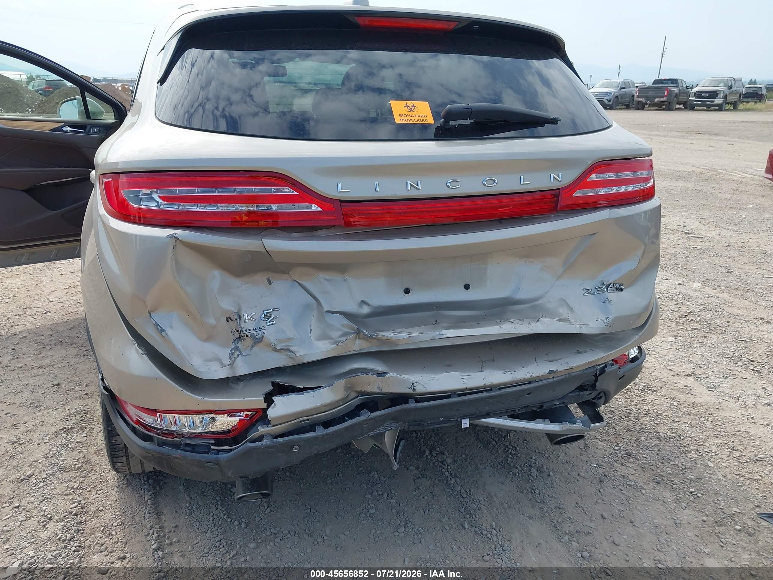 2015 Lincoln Mkc   Champagne vin: 5LMTJ2AH8FUJ19029