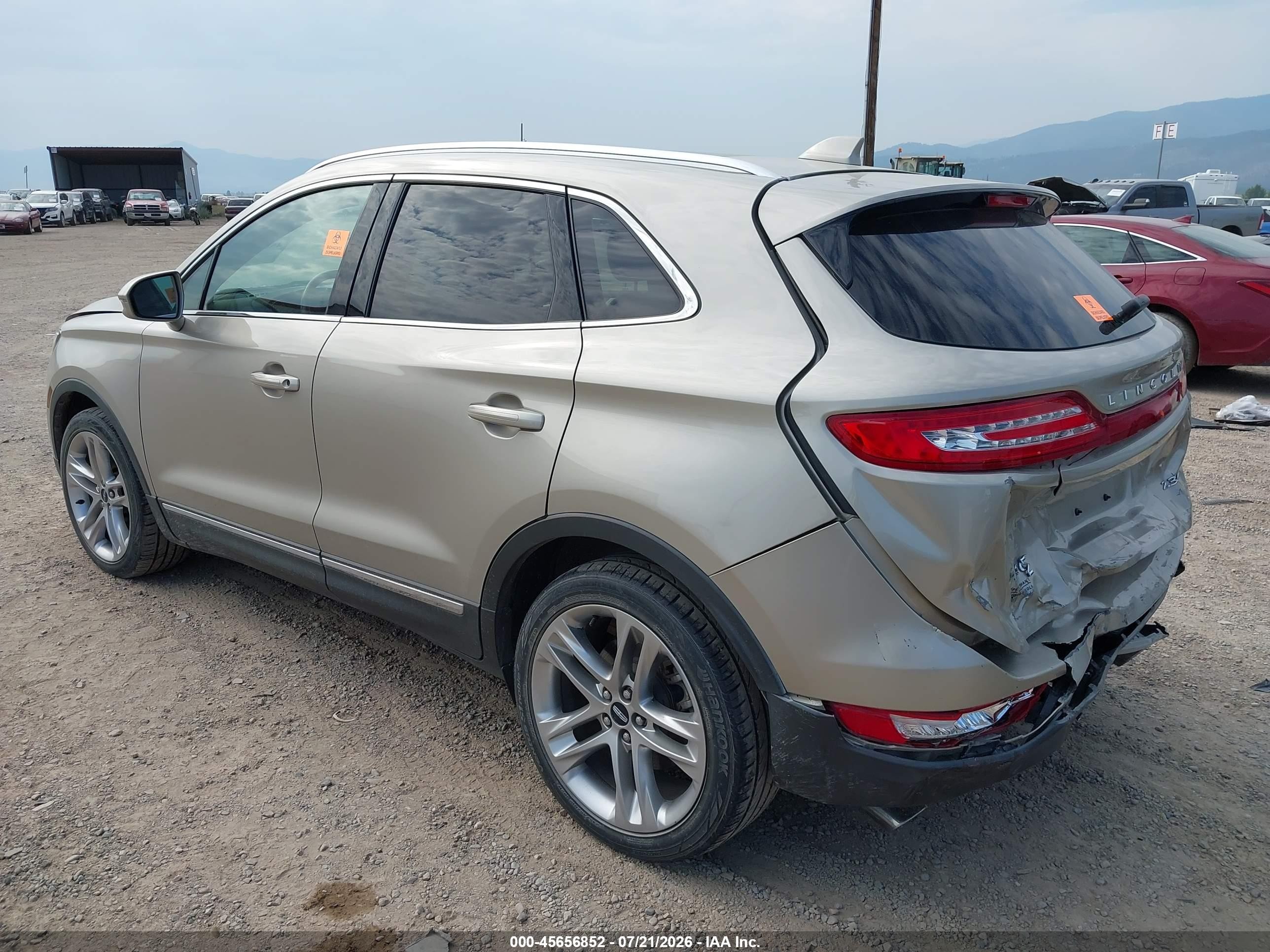 2015 Lincoln Mkc   Champagne vin: 5LMTJ2AH8FUJ19029