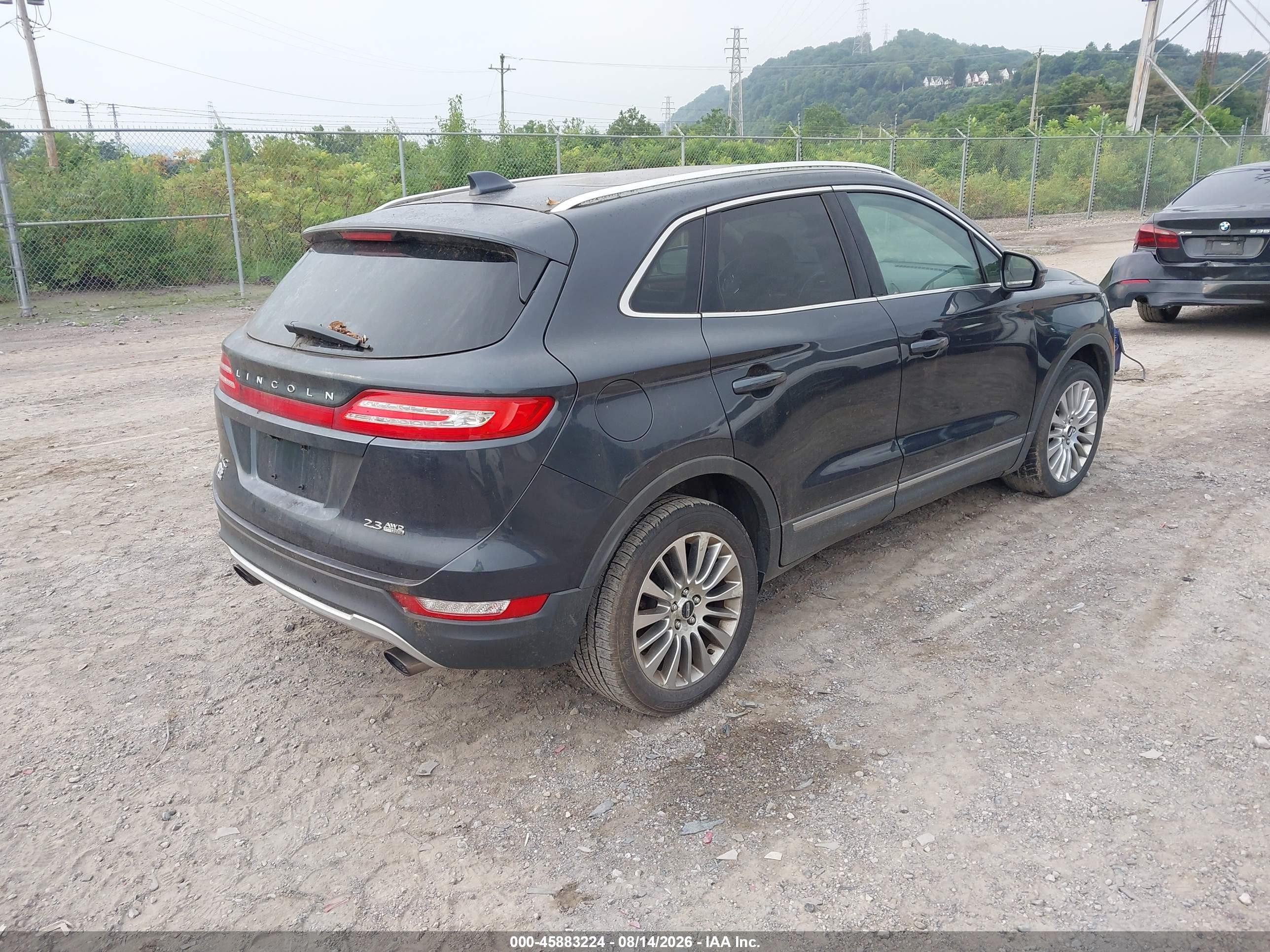 2015 Lincoln Mkc   Gray vin: 5LMTJ2AH8FUJ21864