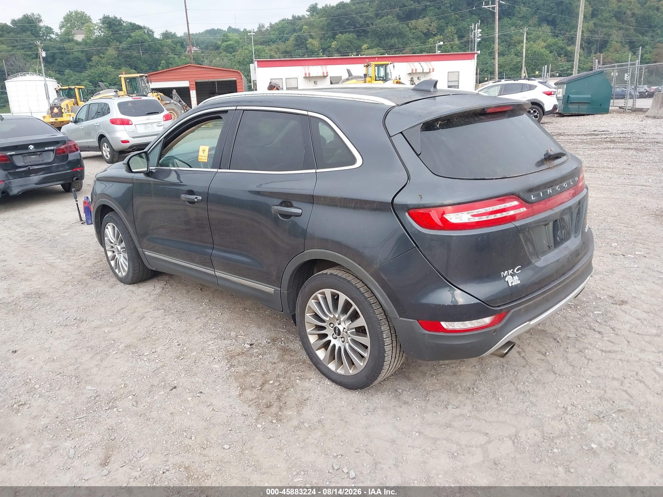 2015 Lincoln Mkc   Gray vin: 5LMTJ2AH8FUJ21864
