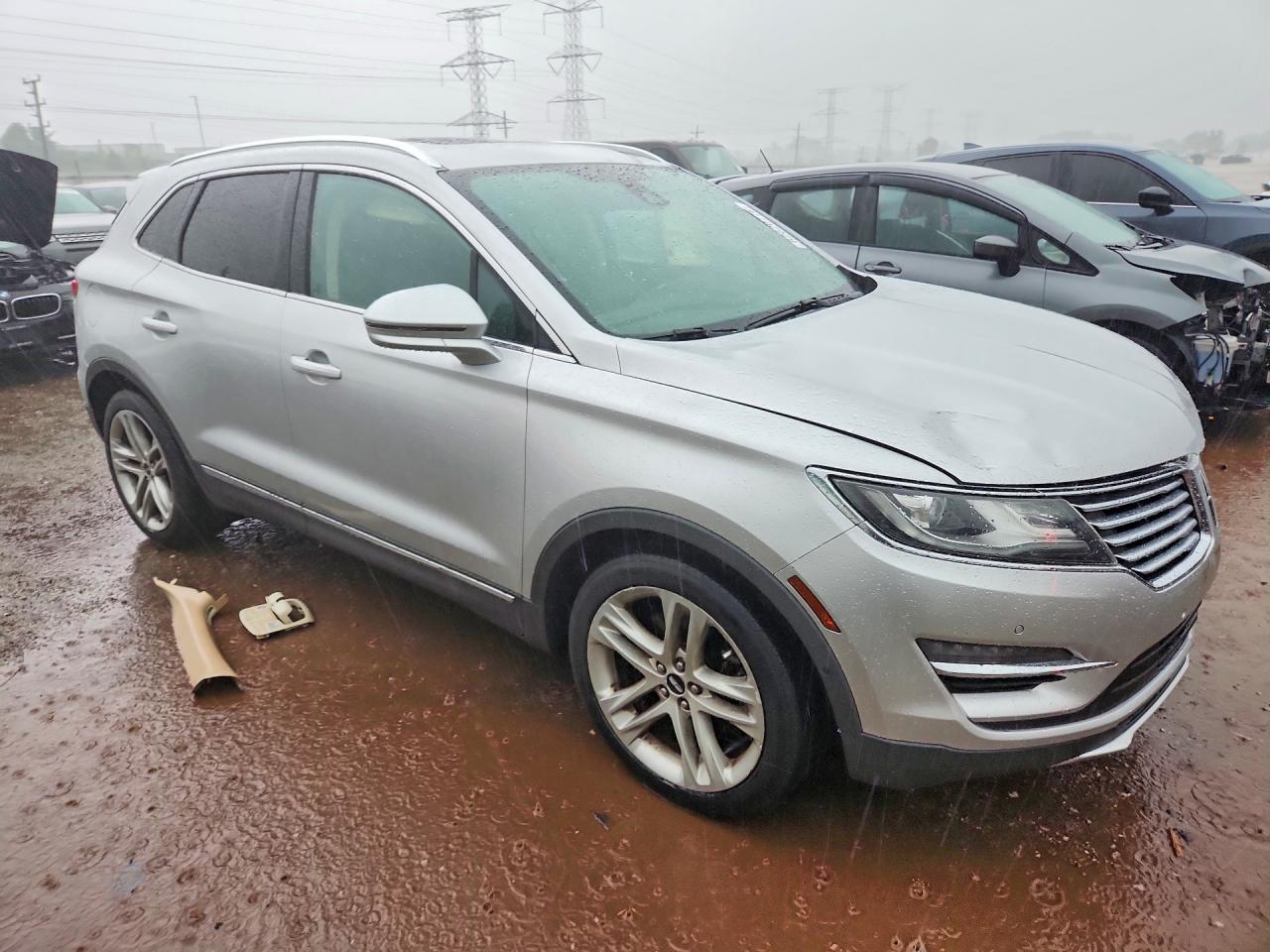 2015 Lincoln Mkc Silver vin: 5LMTJ2AH8FUJ22383