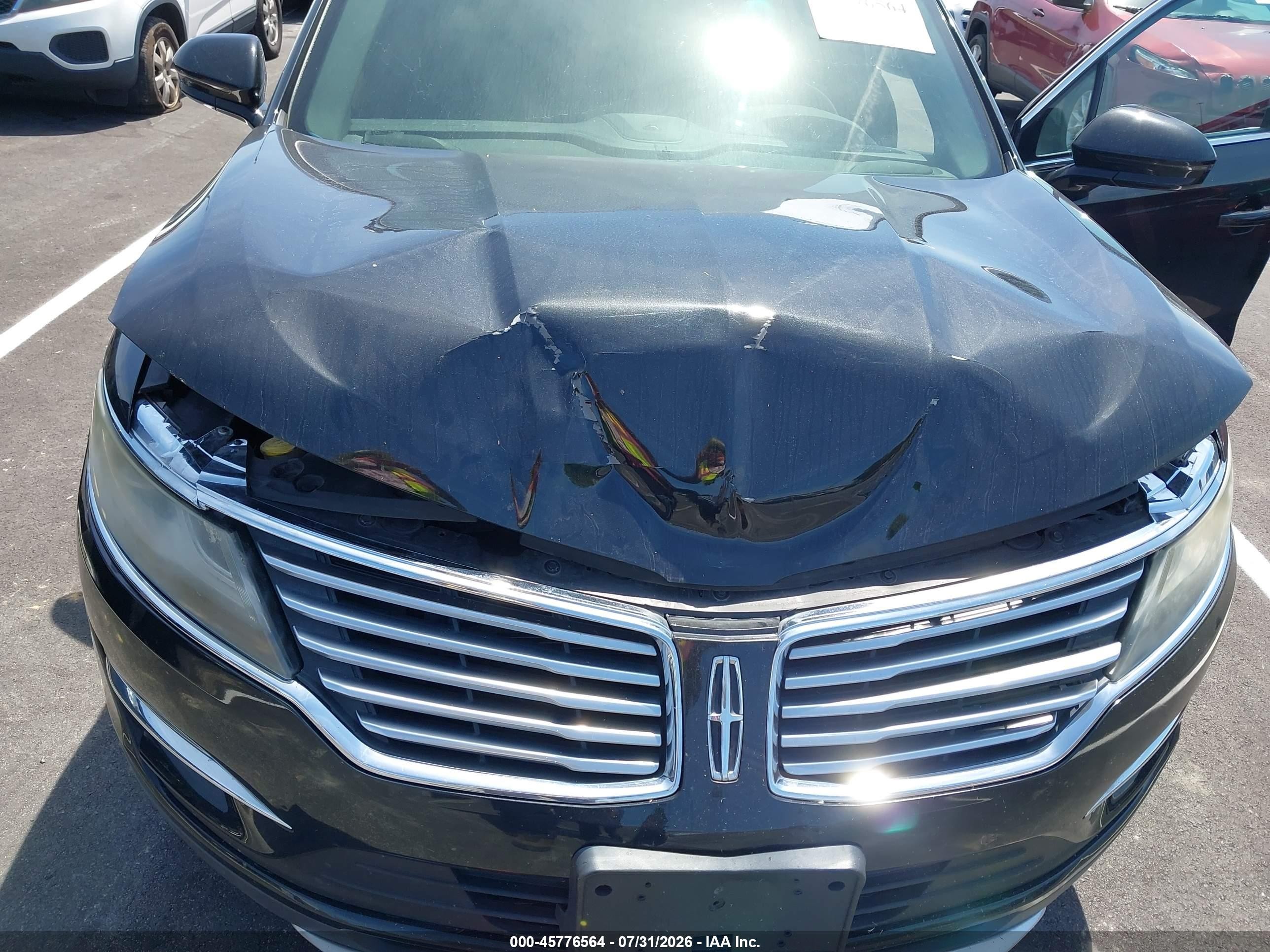 2015 Lincoln Mkc   Black vin: 5LMTJ2AH8FUJ30032