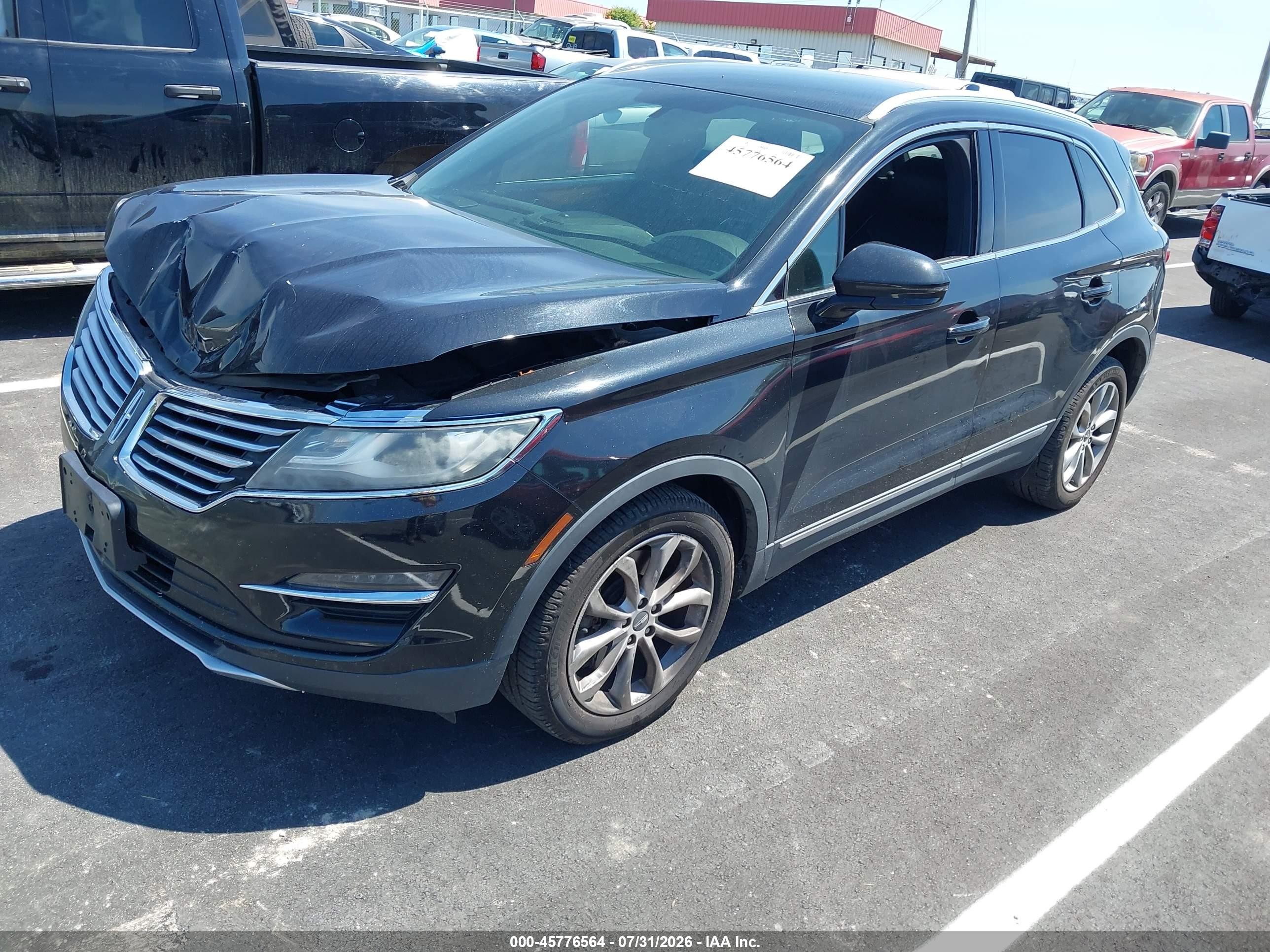 2015 Lincoln Mkc   Black vin: 5LMTJ2AH8FUJ30032
