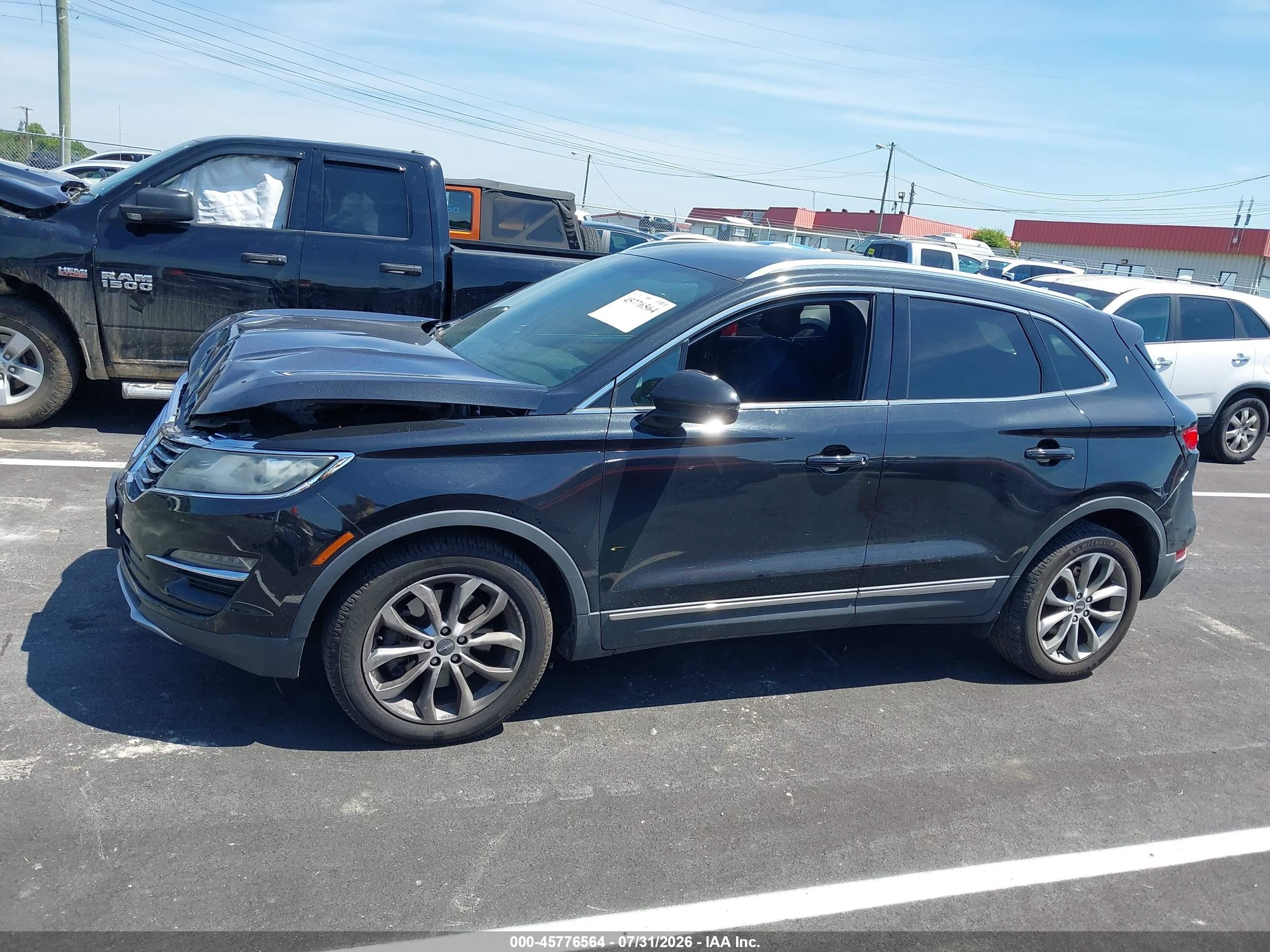 2015 Lincoln Mkc   Black vin: 5LMTJ2AH8FUJ30032