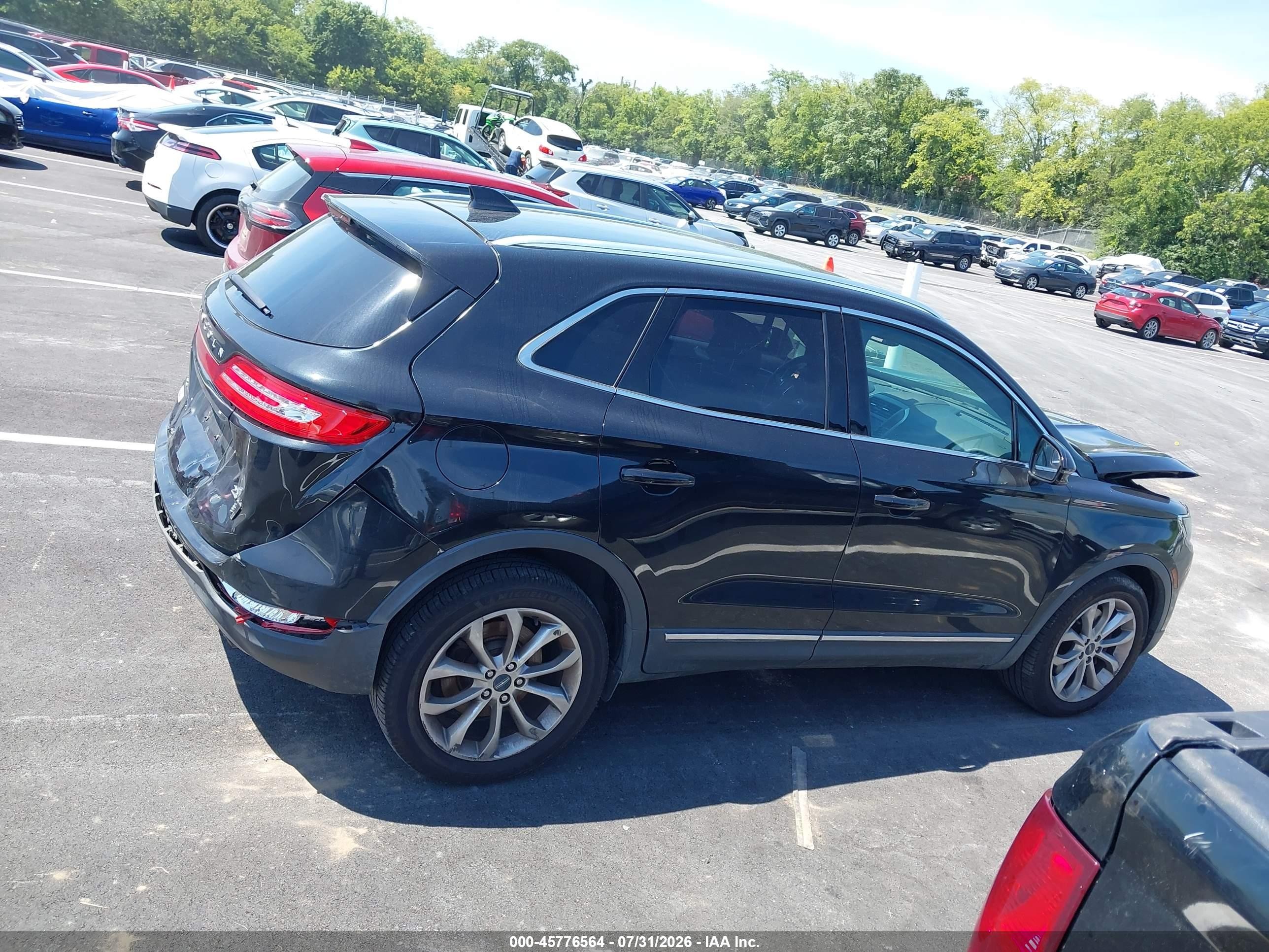 2015 Lincoln Mkc   Black vin: 5LMTJ2AH8FUJ30032