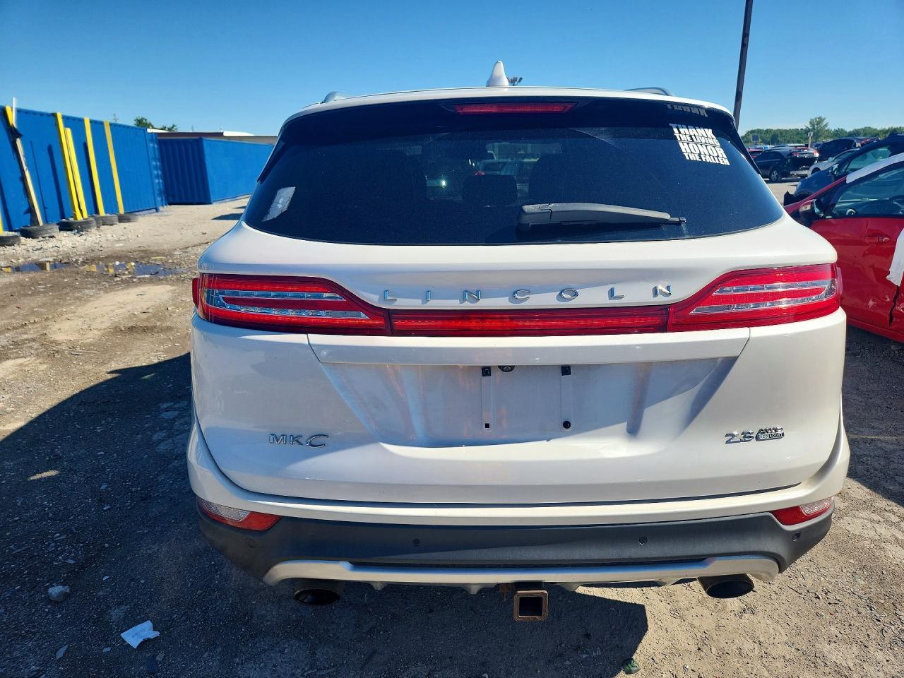 2015 Lincoln Mkc Белый vin: 5LMTJ2AH8FUJ33268