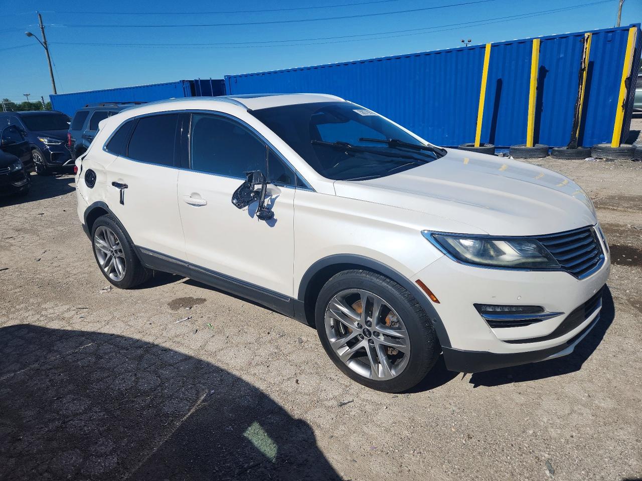 2015 Lincoln Mkc Белый vin: 5LMTJ2AH8FUJ33268