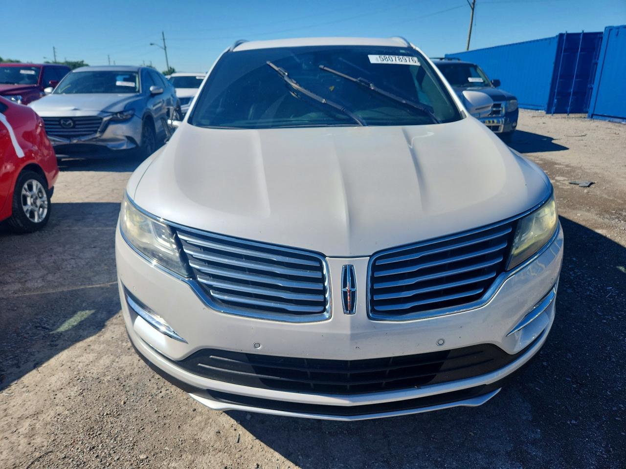 2015 Lincoln Mkc Белый vin: 5LMTJ2AH8FUJ33268