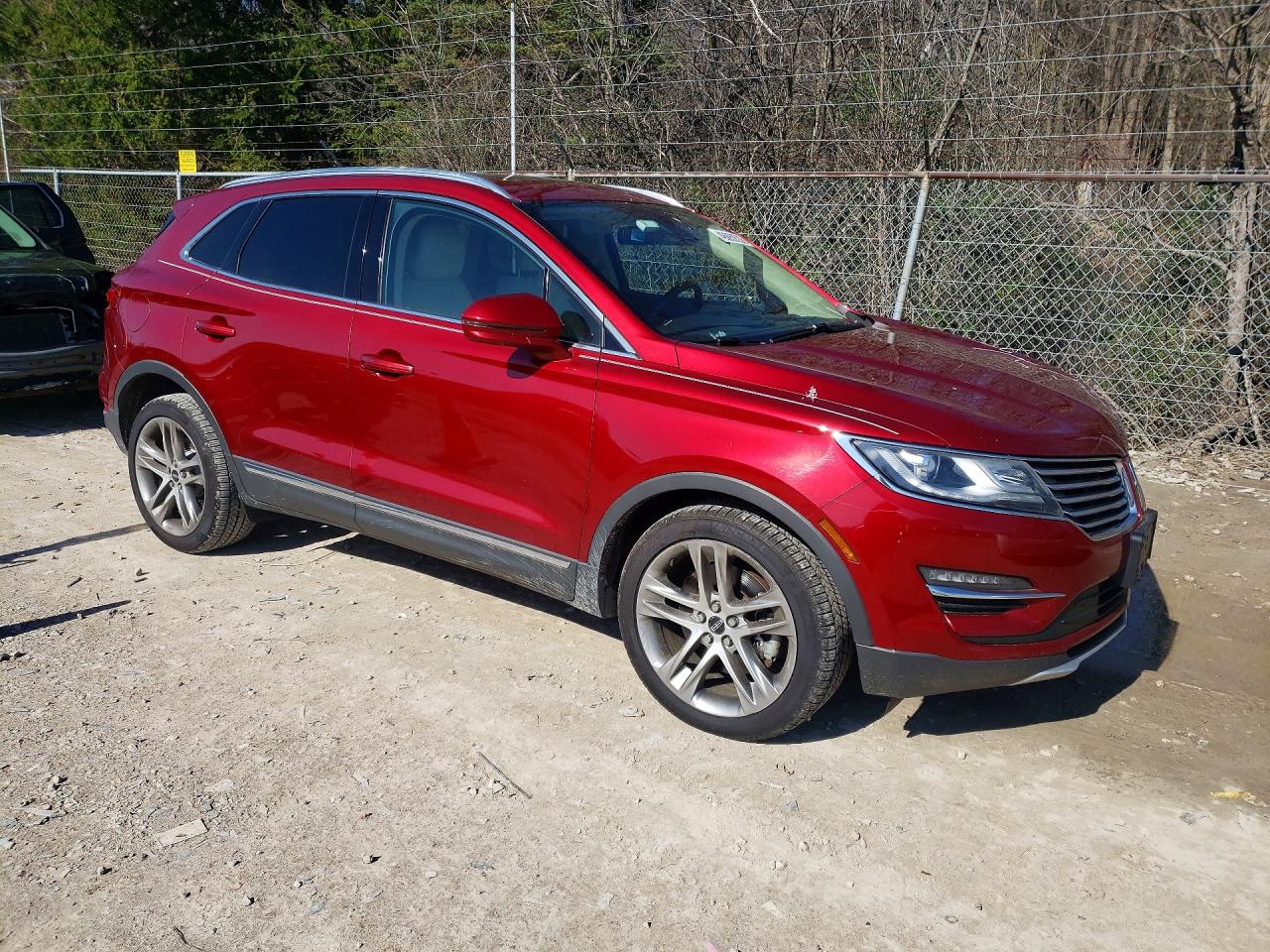 2015 Lincoln Mkc Red vin: 5LMTJ2AH9FUJ32226